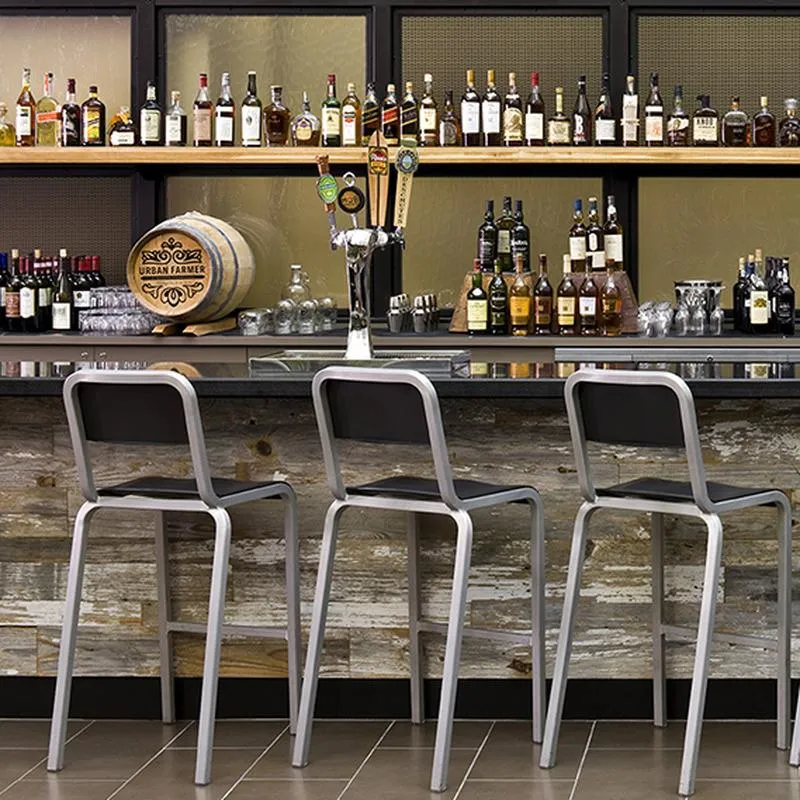 1951 Stool with Metal Seat