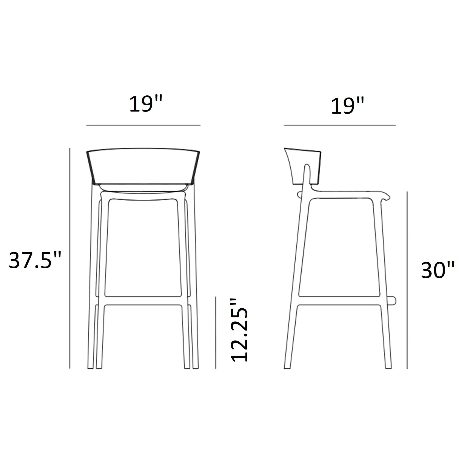 Africa Stool (Set of 4)