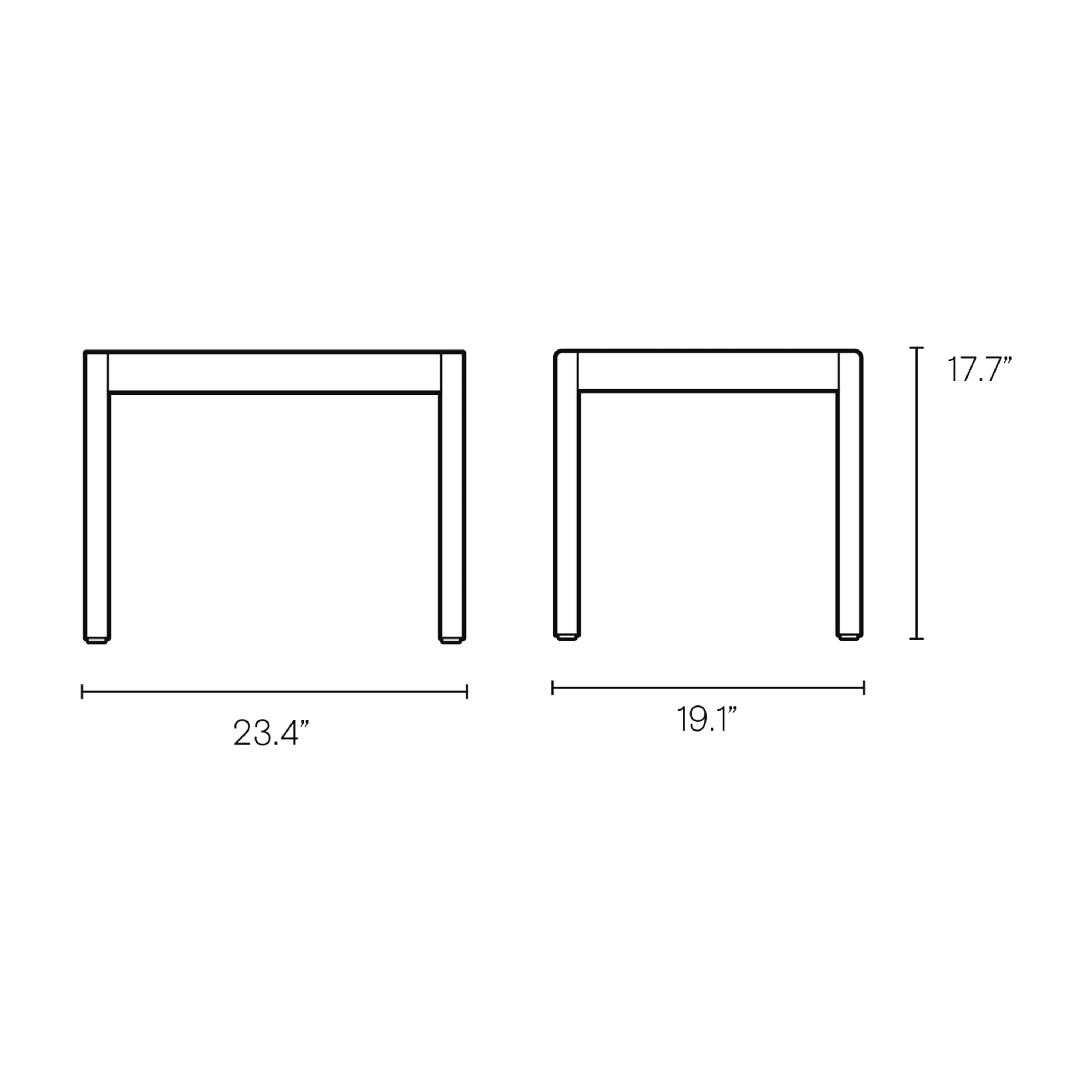 AH Outdoor Side Table/Stool