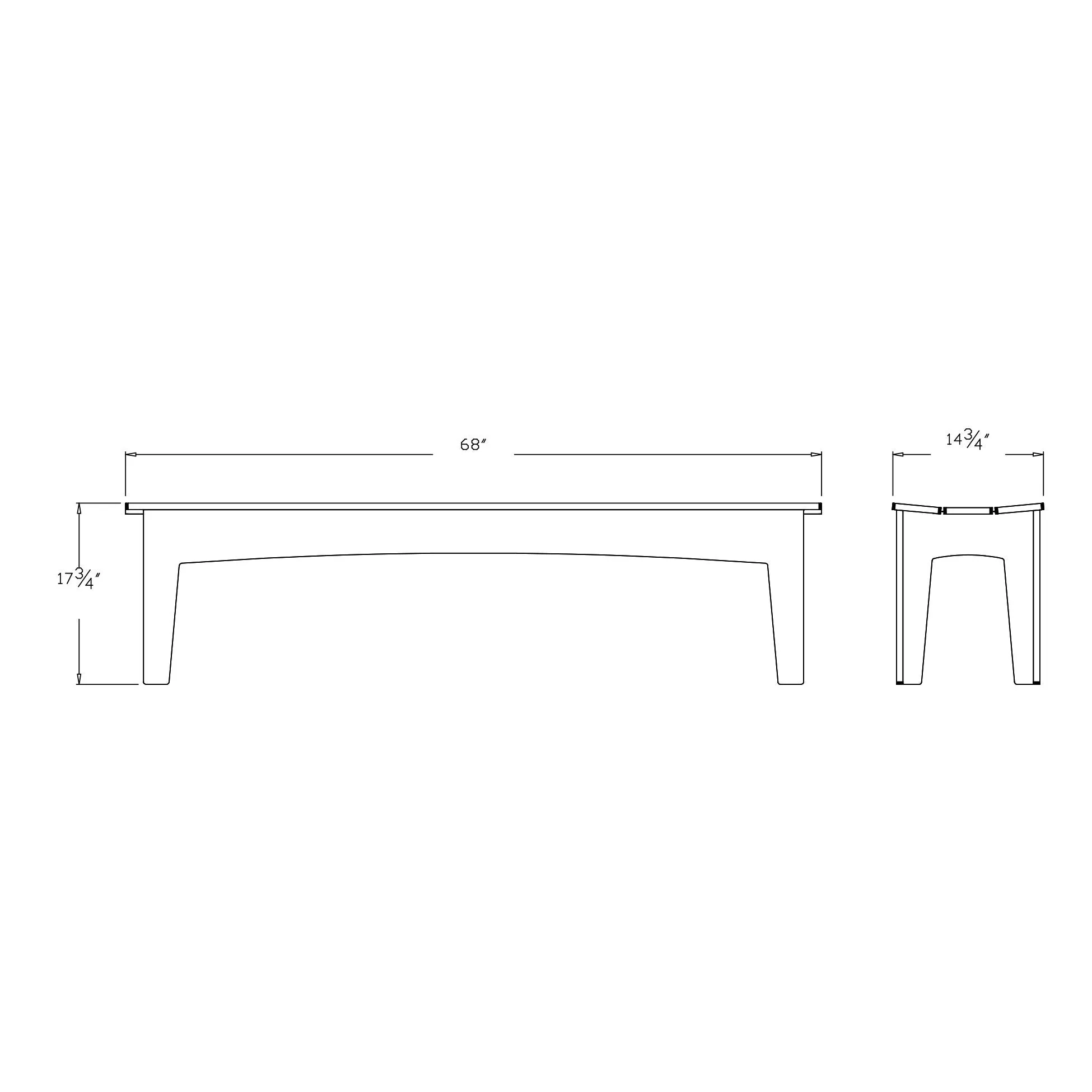 Alfresco Bench