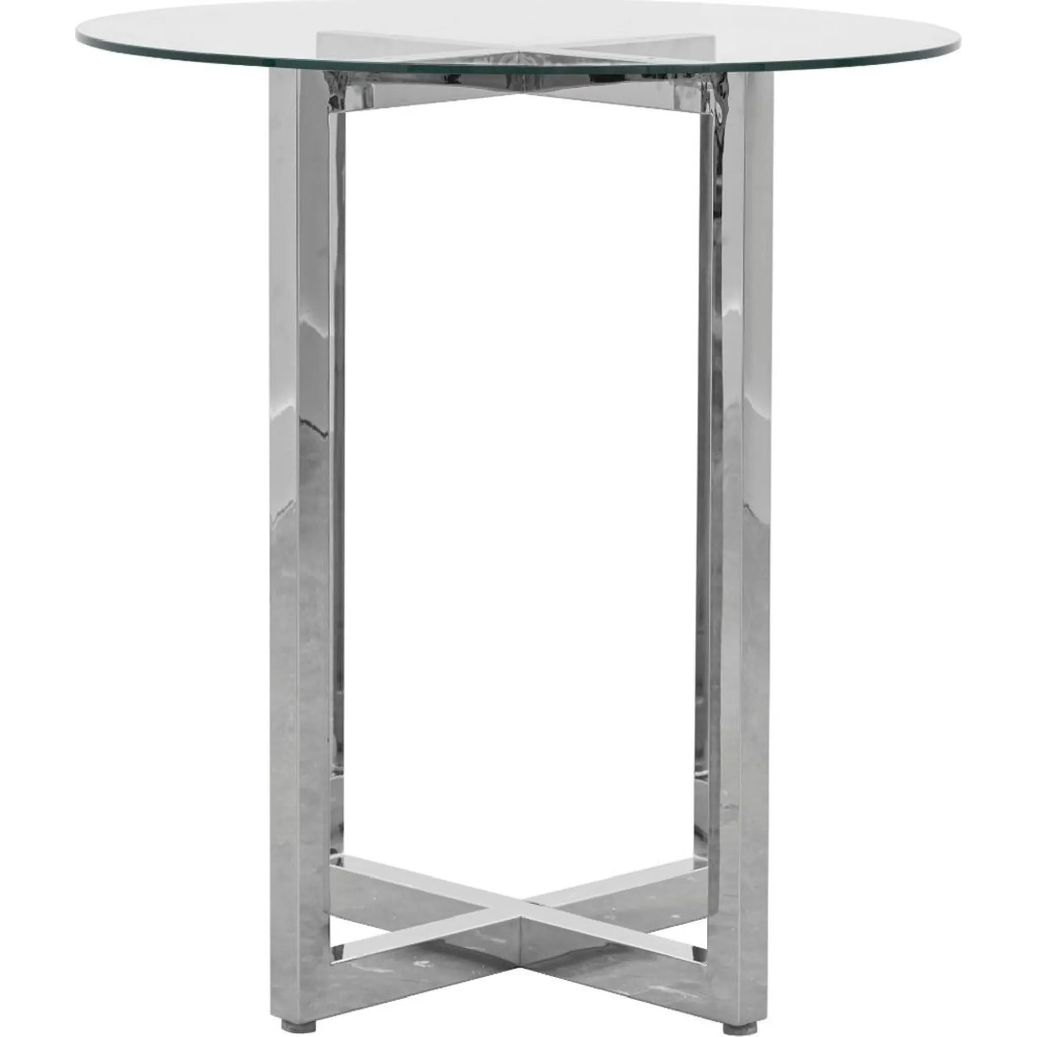 Amalfi 32 inch Round Glass Top Bar Table Modus