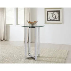 Amalfi 32 inch Round Glass Top Bar Table Modus
