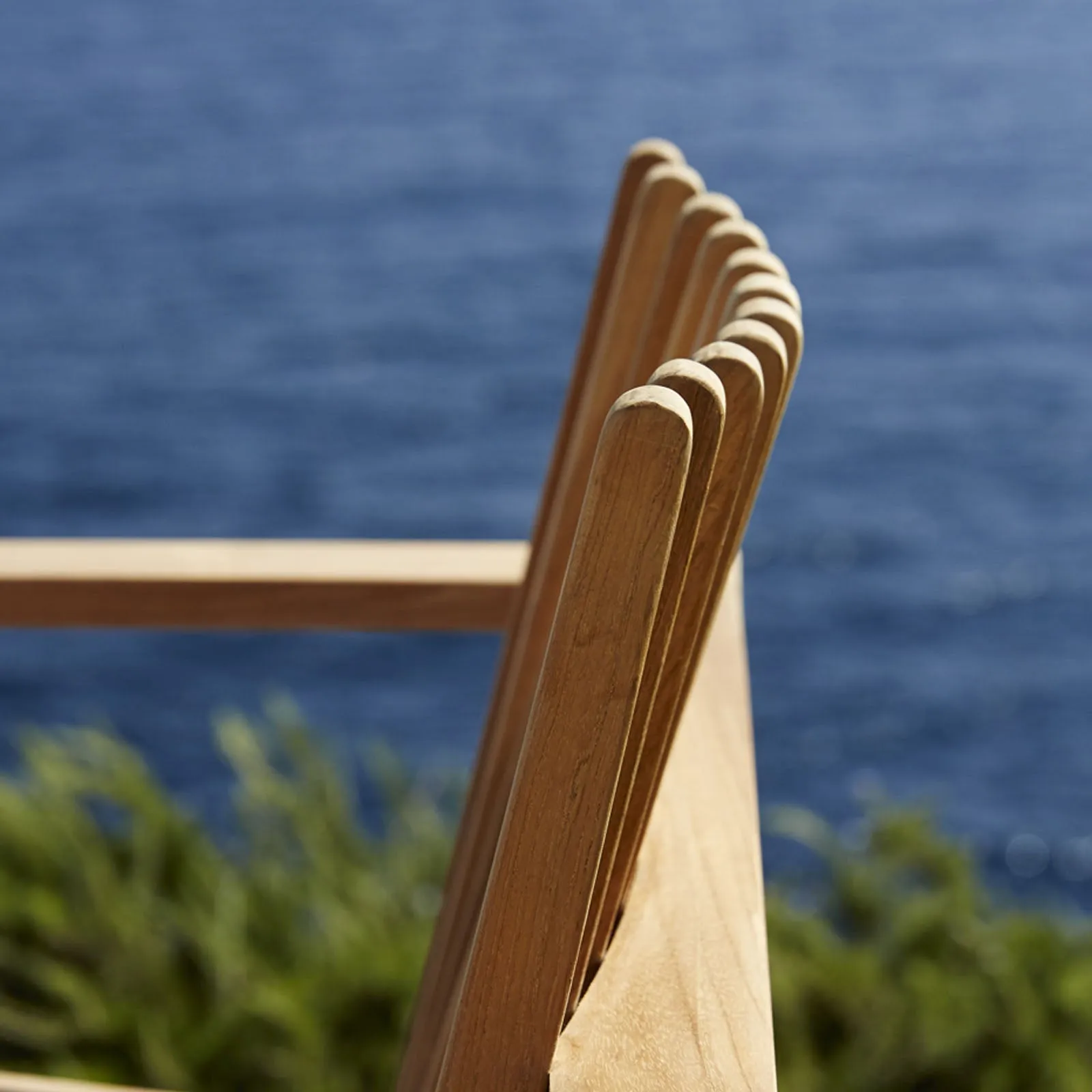 Amaze Outdoor Teak Stackable Lounge Chair
