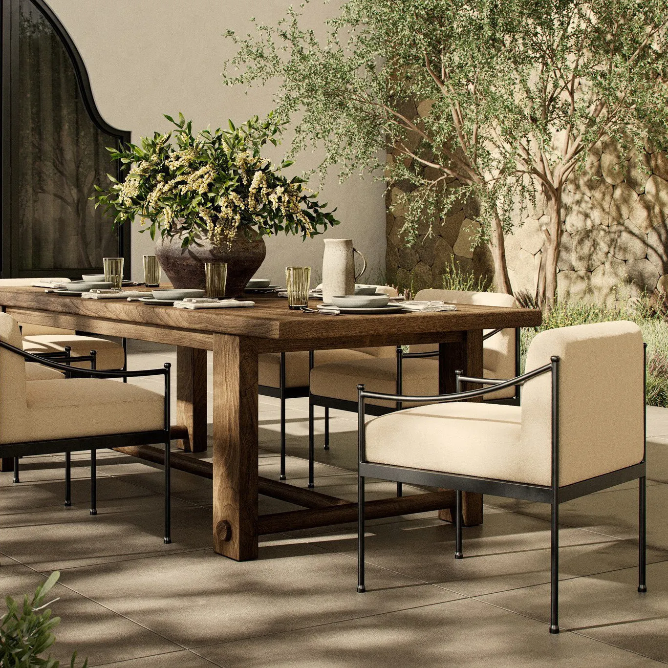 Amber Lewis x Four Hands Granger Outdoor Dining Chair