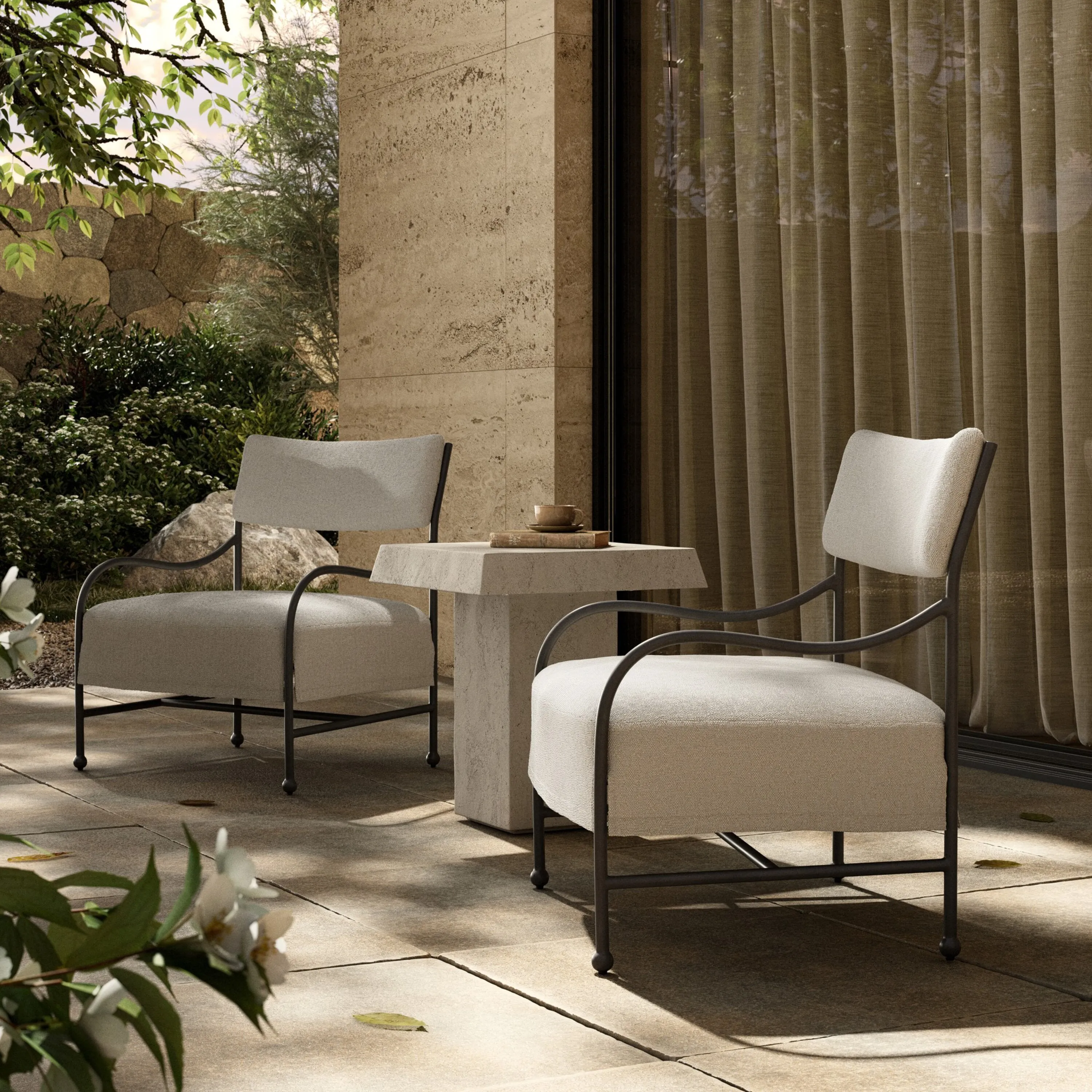 Amber Lewis x Four Hands Nevin Outdoor Lounge Chair