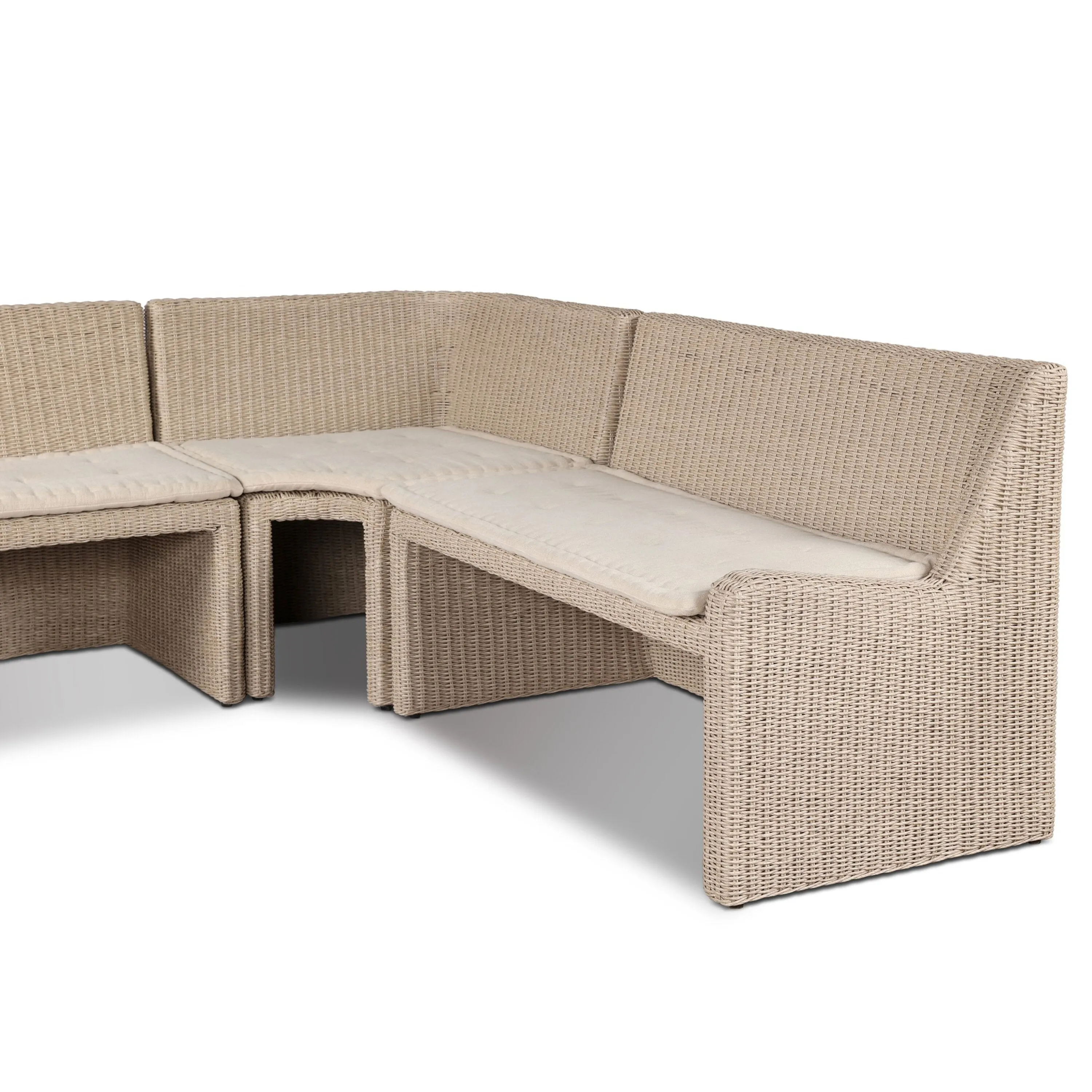 Amber Lewis x Four Hands Senna Outdoor Dining Banquette