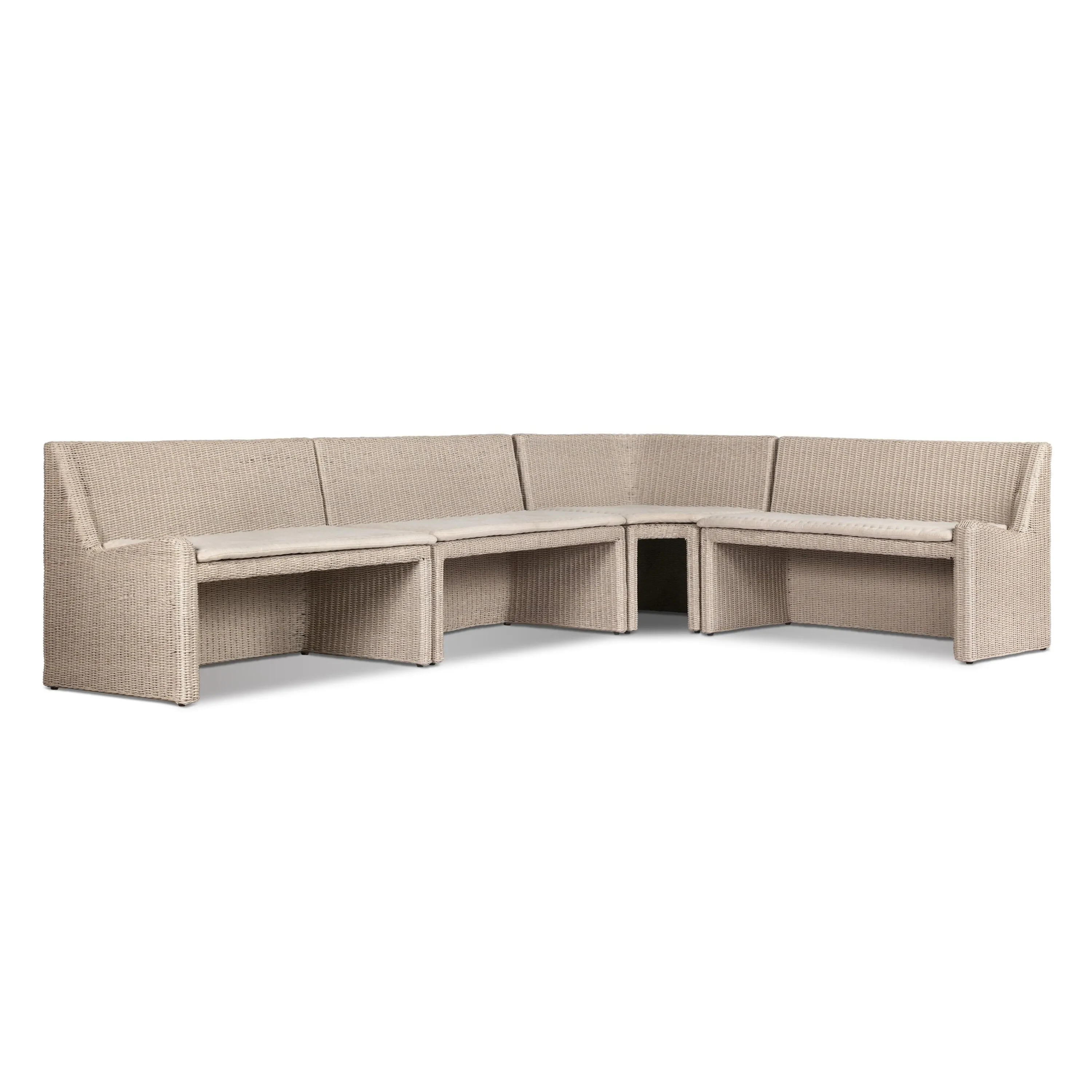 Amber Lewis x Four Hands Senna Outdoor Dining Banquette