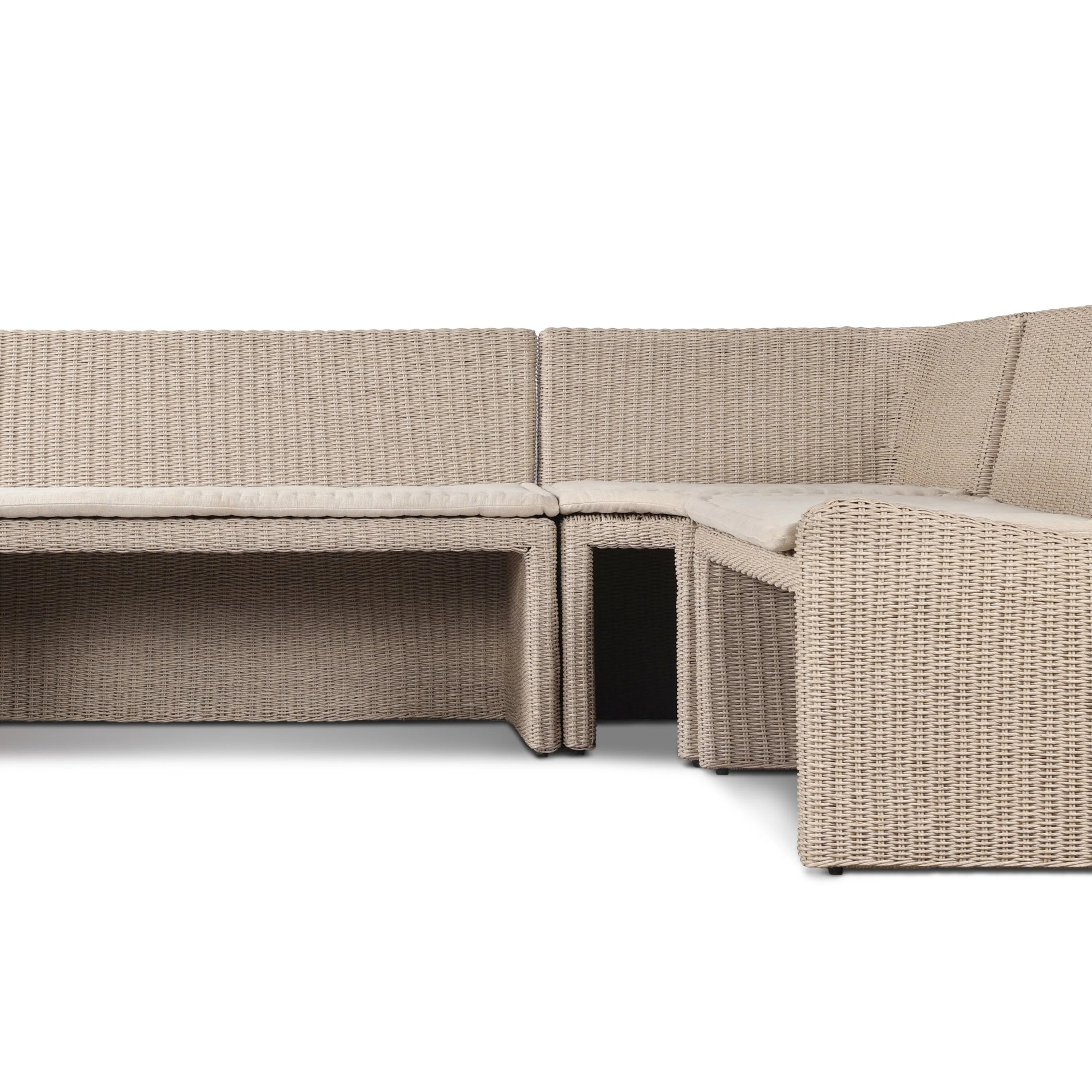 Amber Lewis x Four Hands Senna Outdoor Dining Banquette