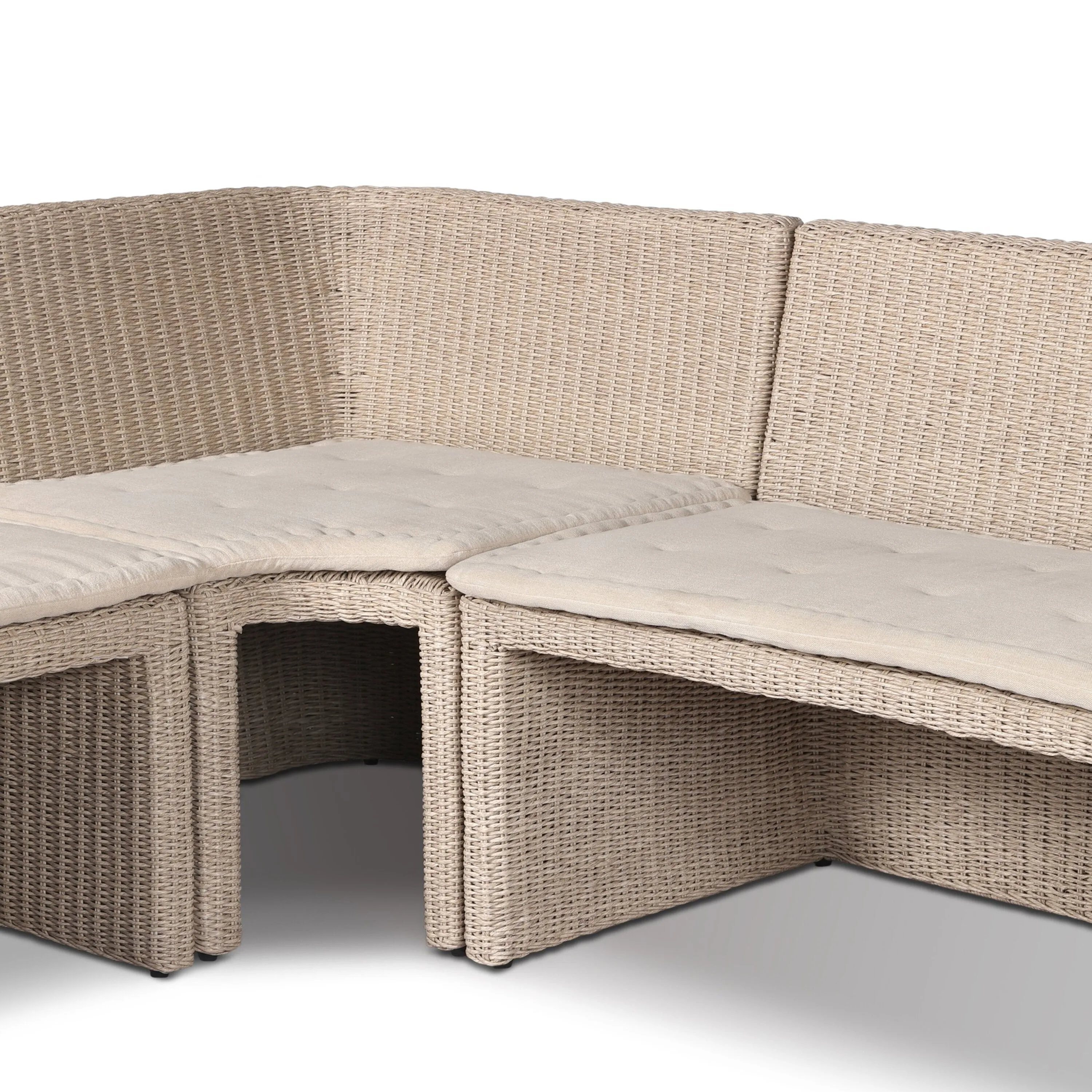 Amber Lewis x Four Hands Senna Outdoor Dining Banquette