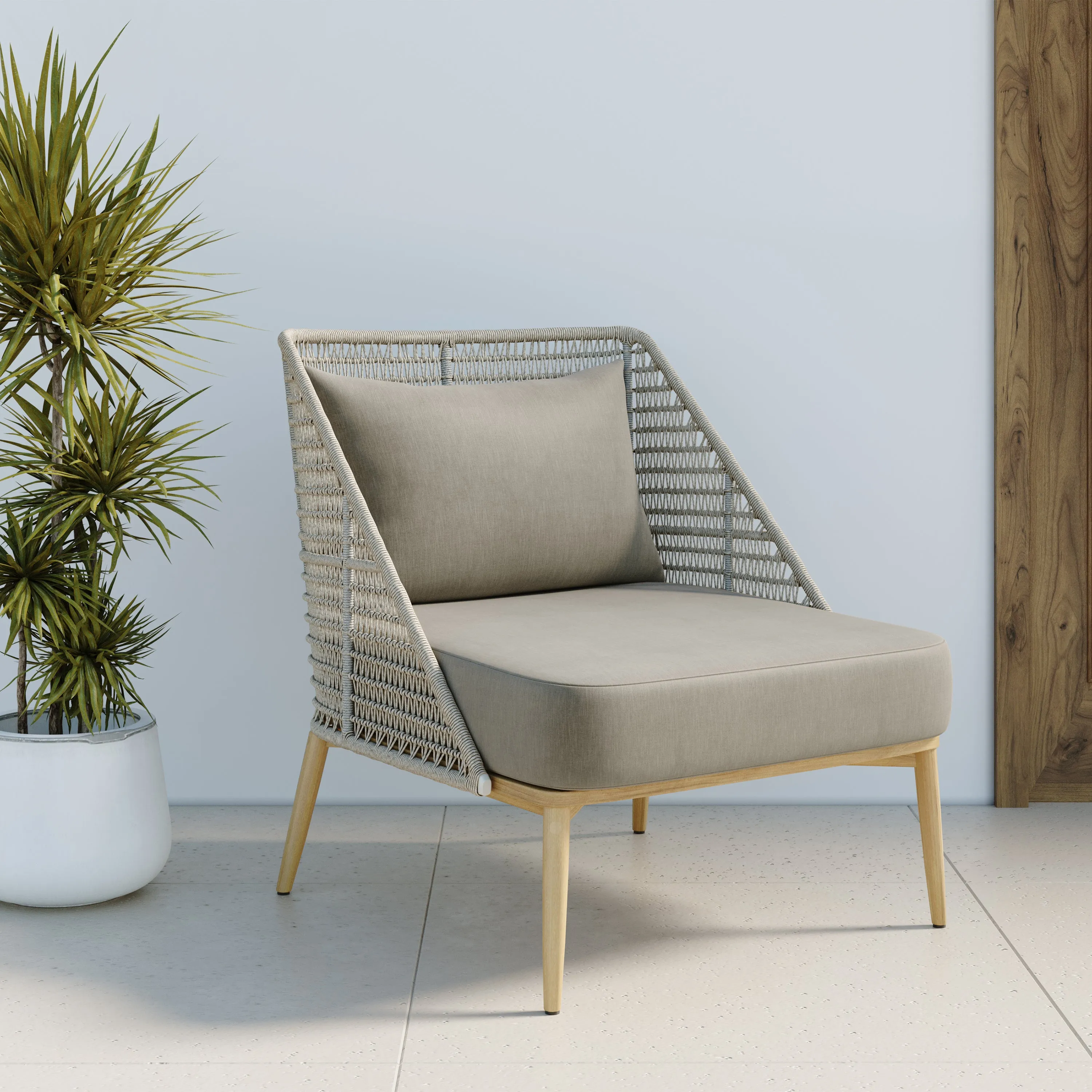 Andria Outdoor Lounge Chair