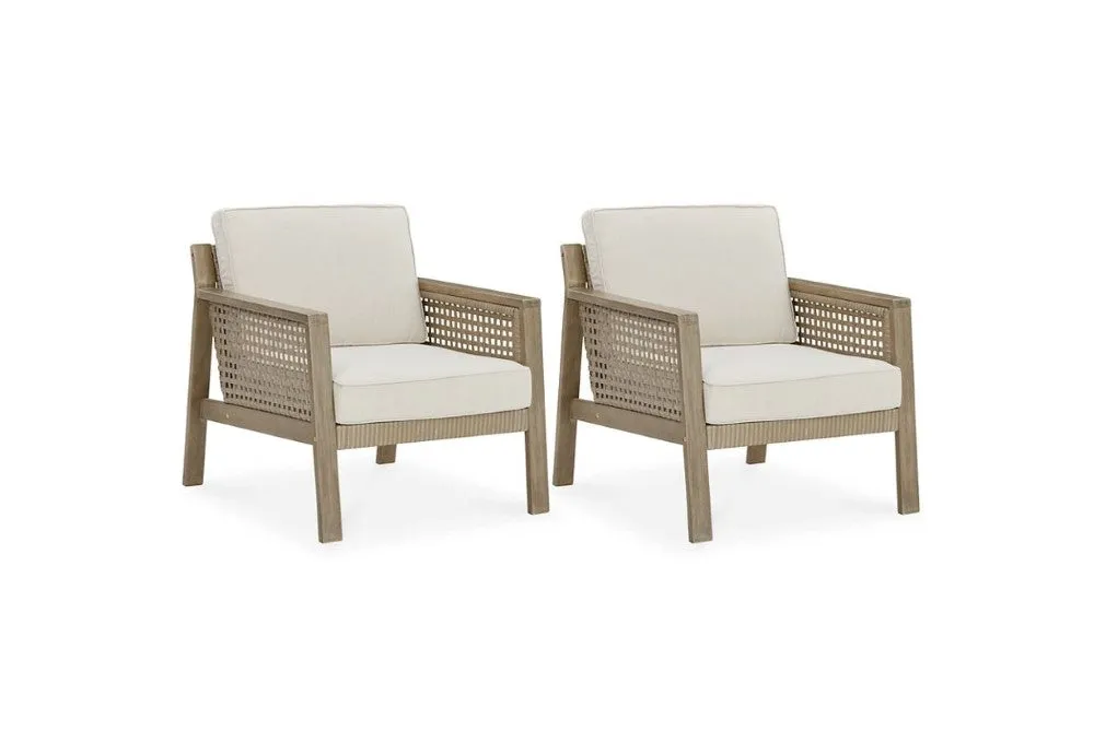 Ashley Furniture Barn Cove Outdoor Lounge Chair - Set of 2