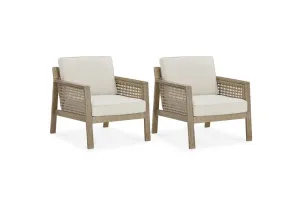 Ashley Furniture Barn Cove Outdoor Lounge Chair - Set of 2