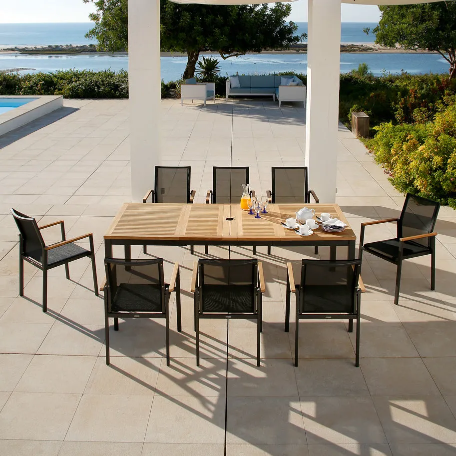 Aura Rectangular Extending Dining Table