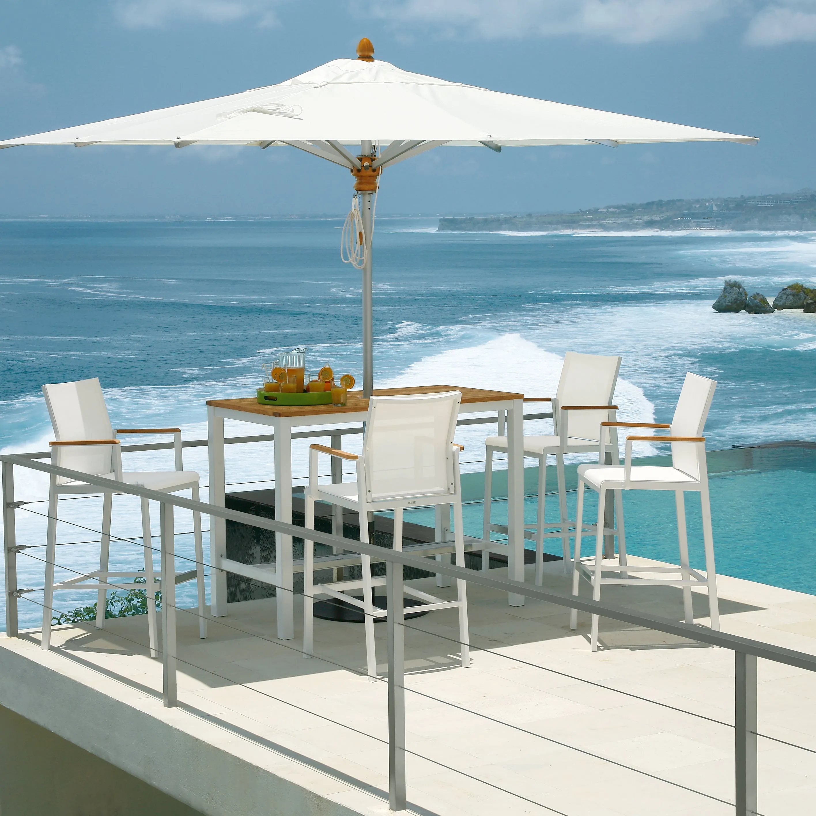 Aura Rectangular High Dining Table