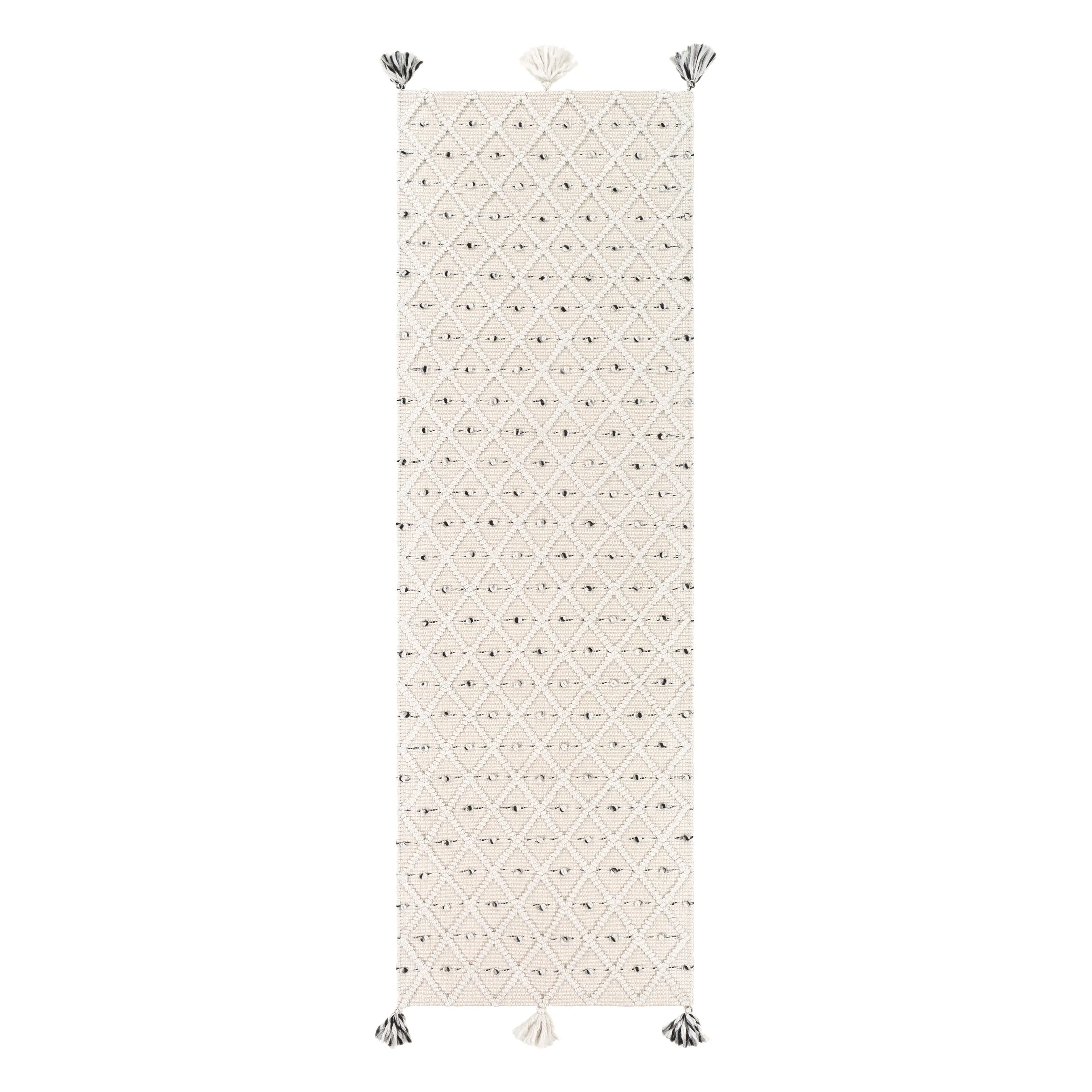 Azalea Indoor/Outdoor High/Low Runner with Tassel Detail