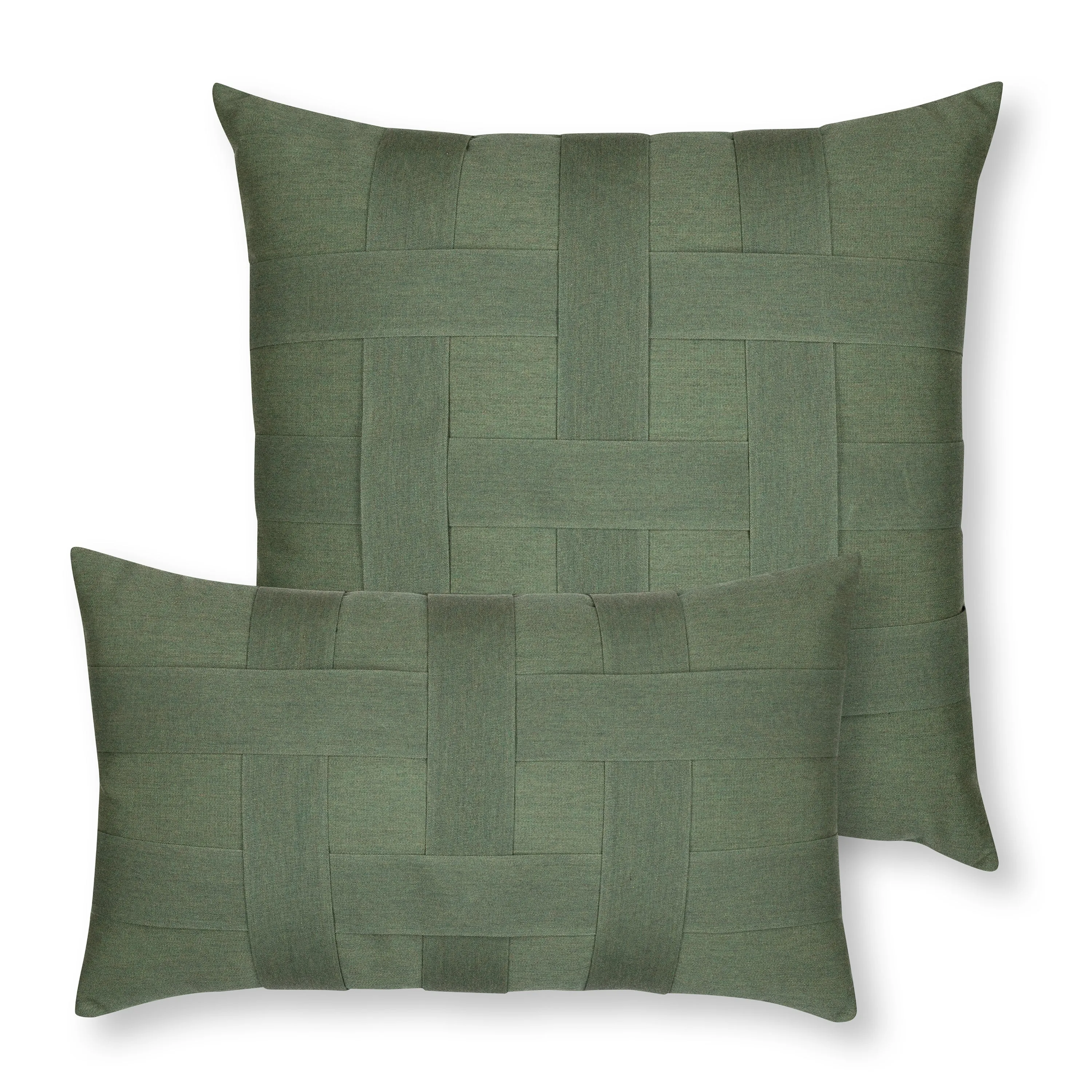 Basketweave Outdoor Pillow