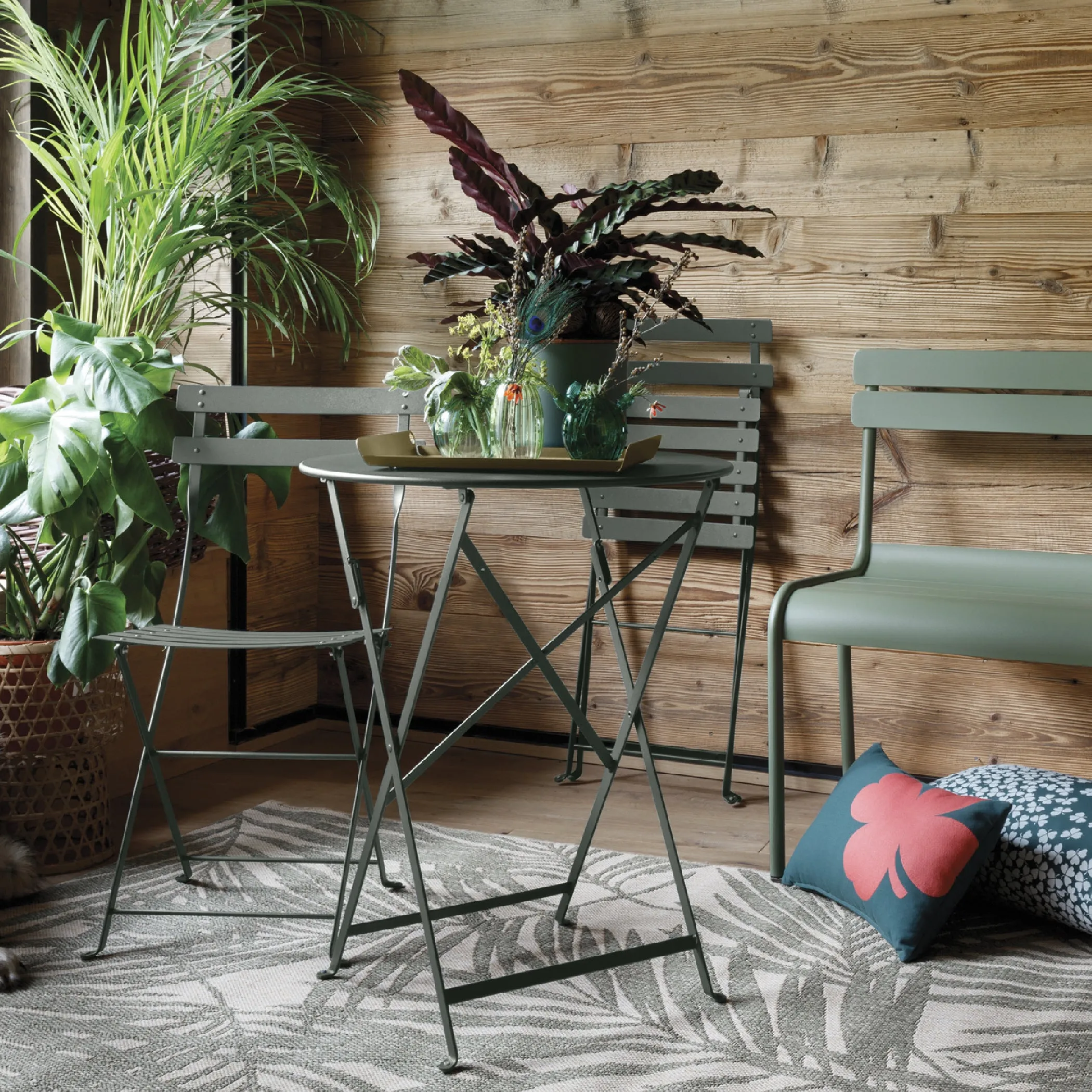 Bistro Chair & Round Folding Table Mix-Match Set