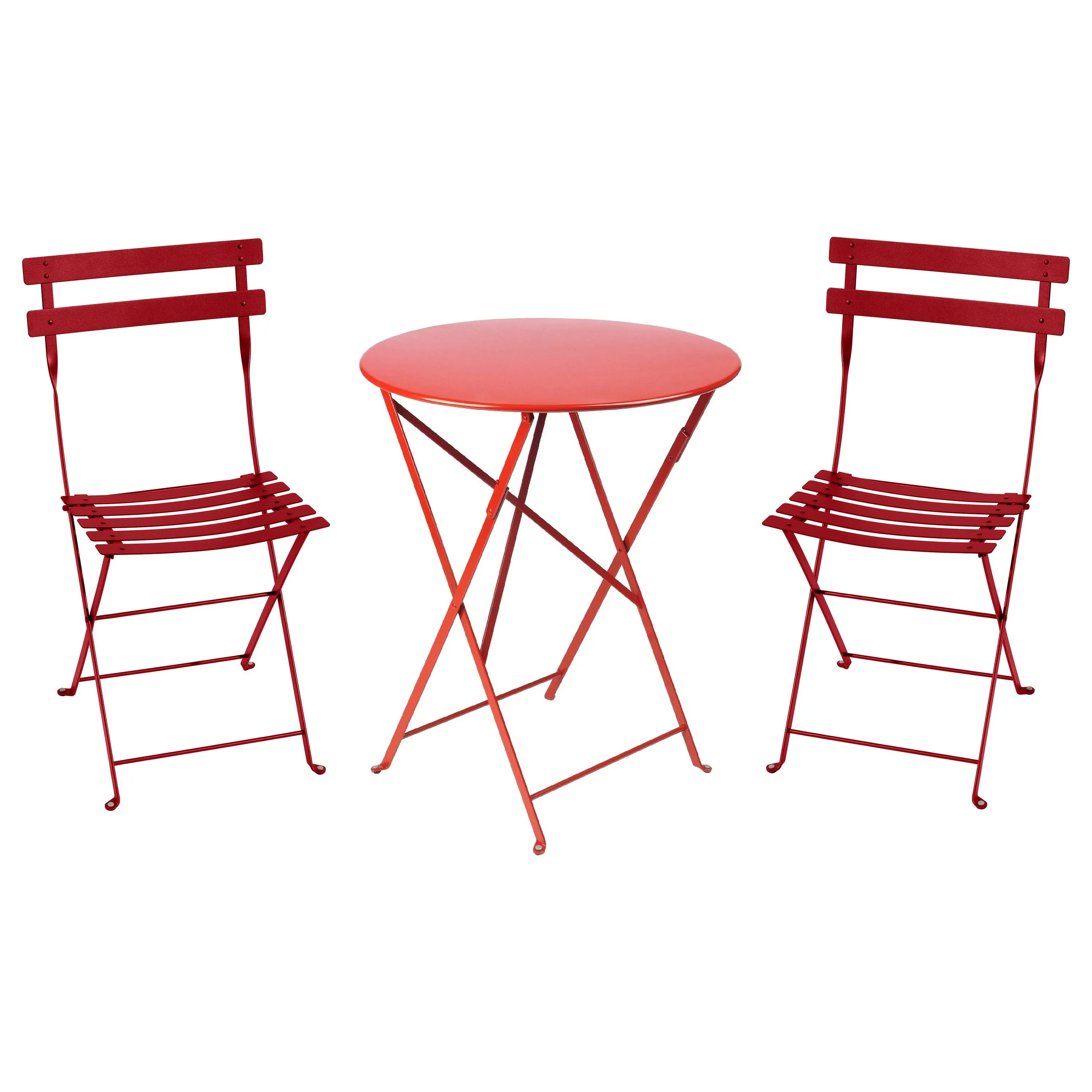Bistro Chair & Round Folding Table Set