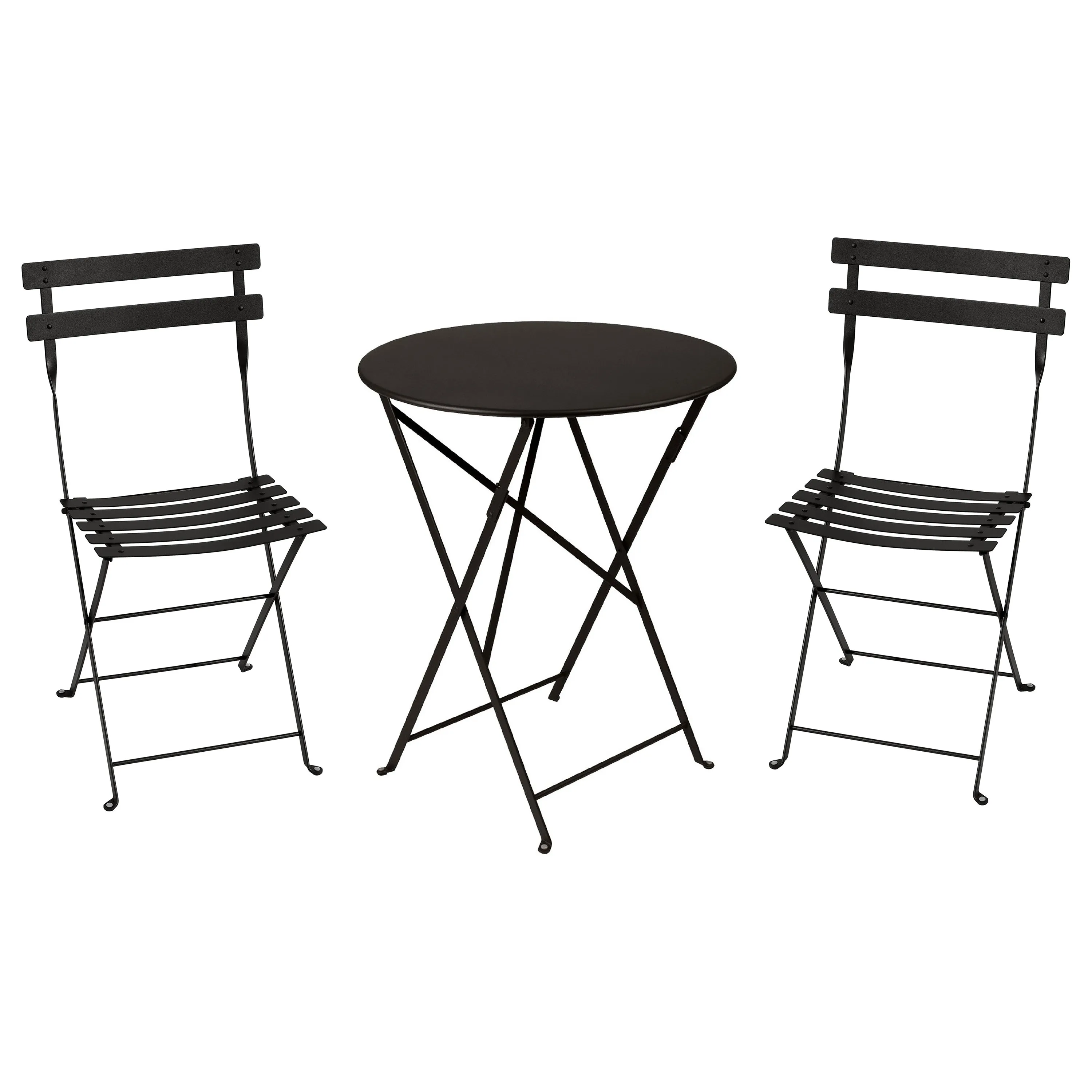Bistro Chair & Round Folding Table Set
