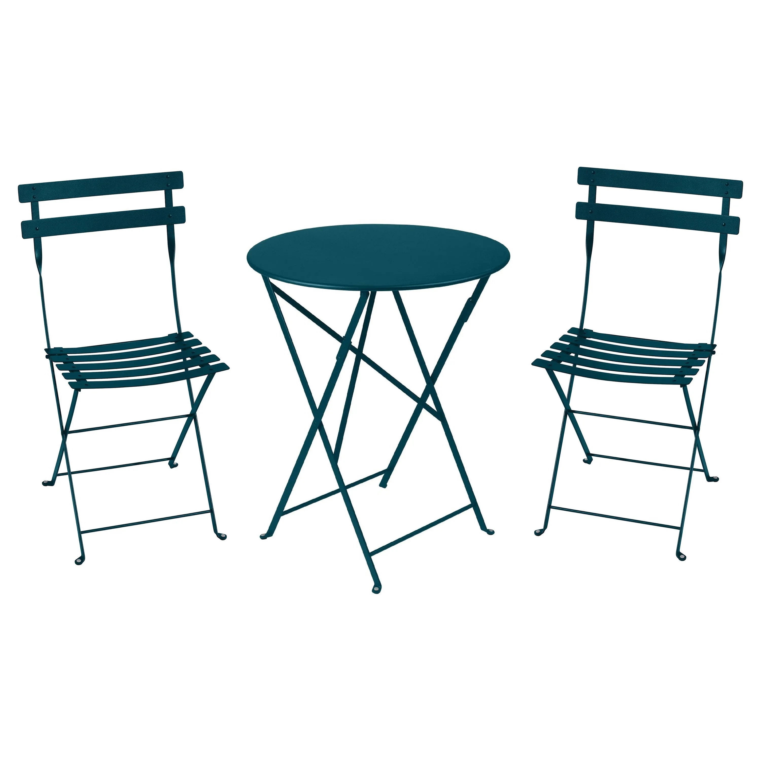 Bistro Chair & Round Folding Table Set