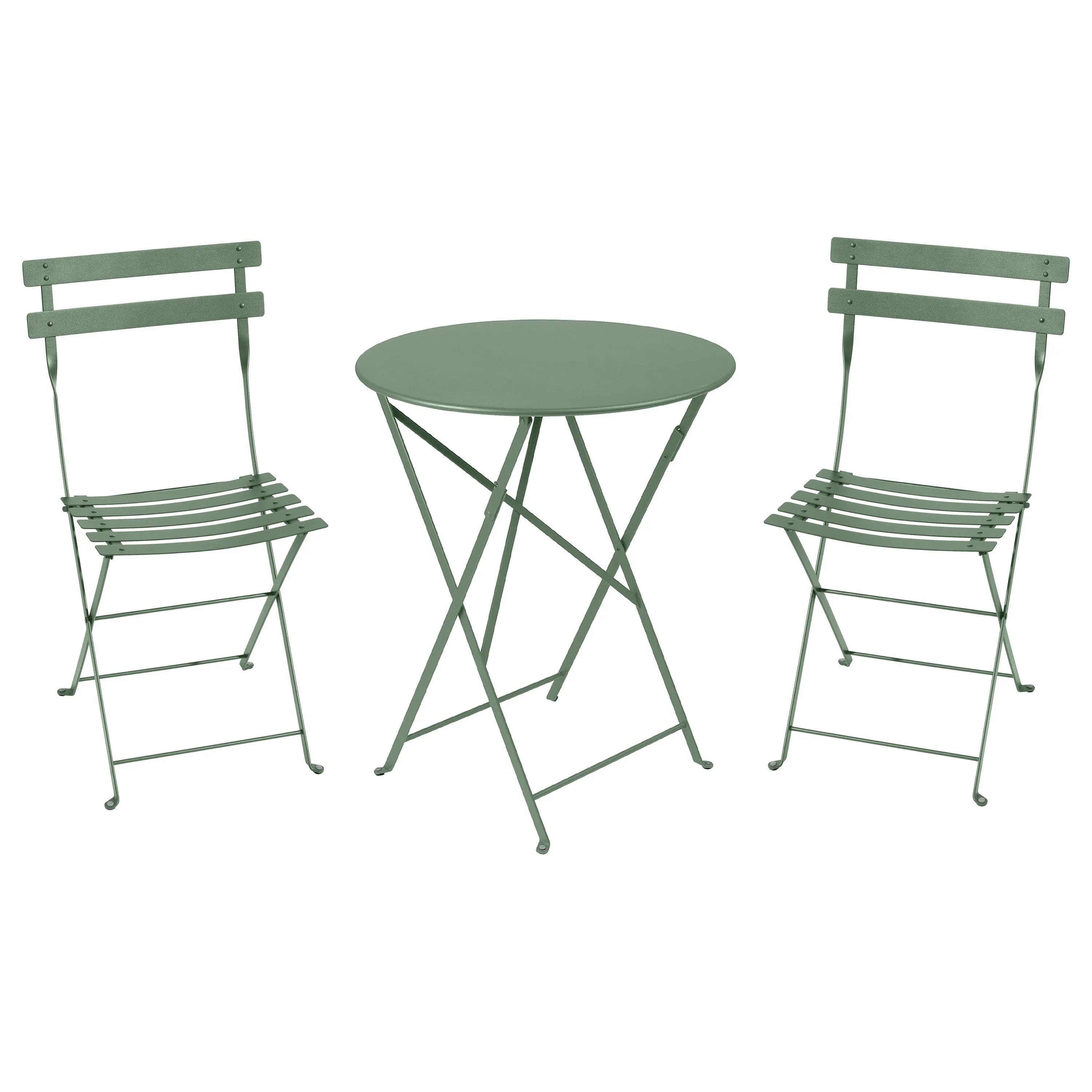 Bistro Chair & Round Folding Table Set