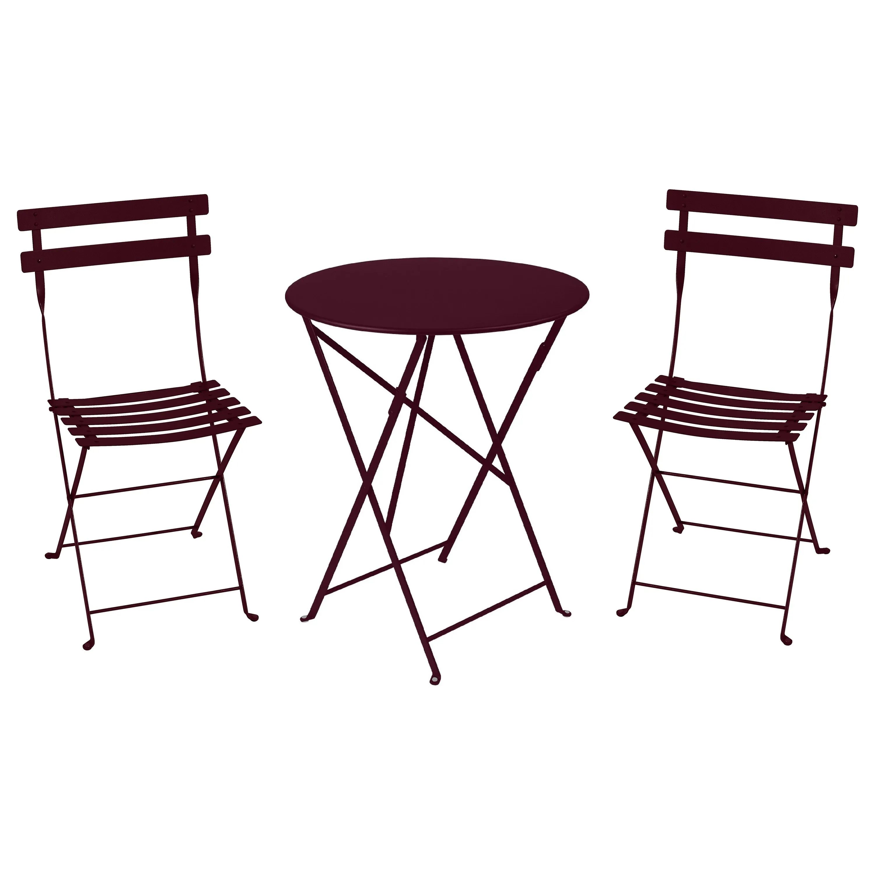 Bistro Chair & Round Folding Table Set