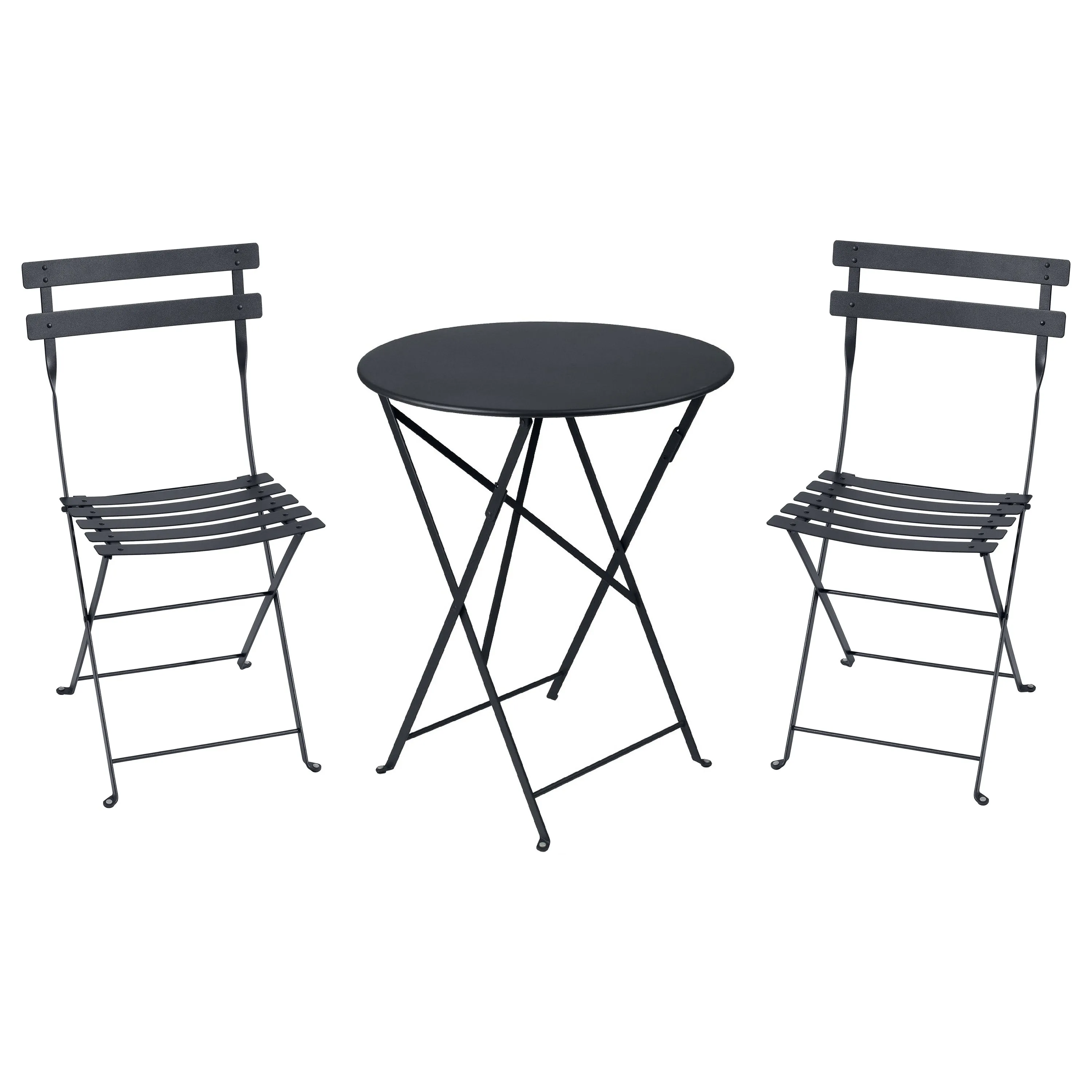 Bistro Chair & Round Folding Table Set