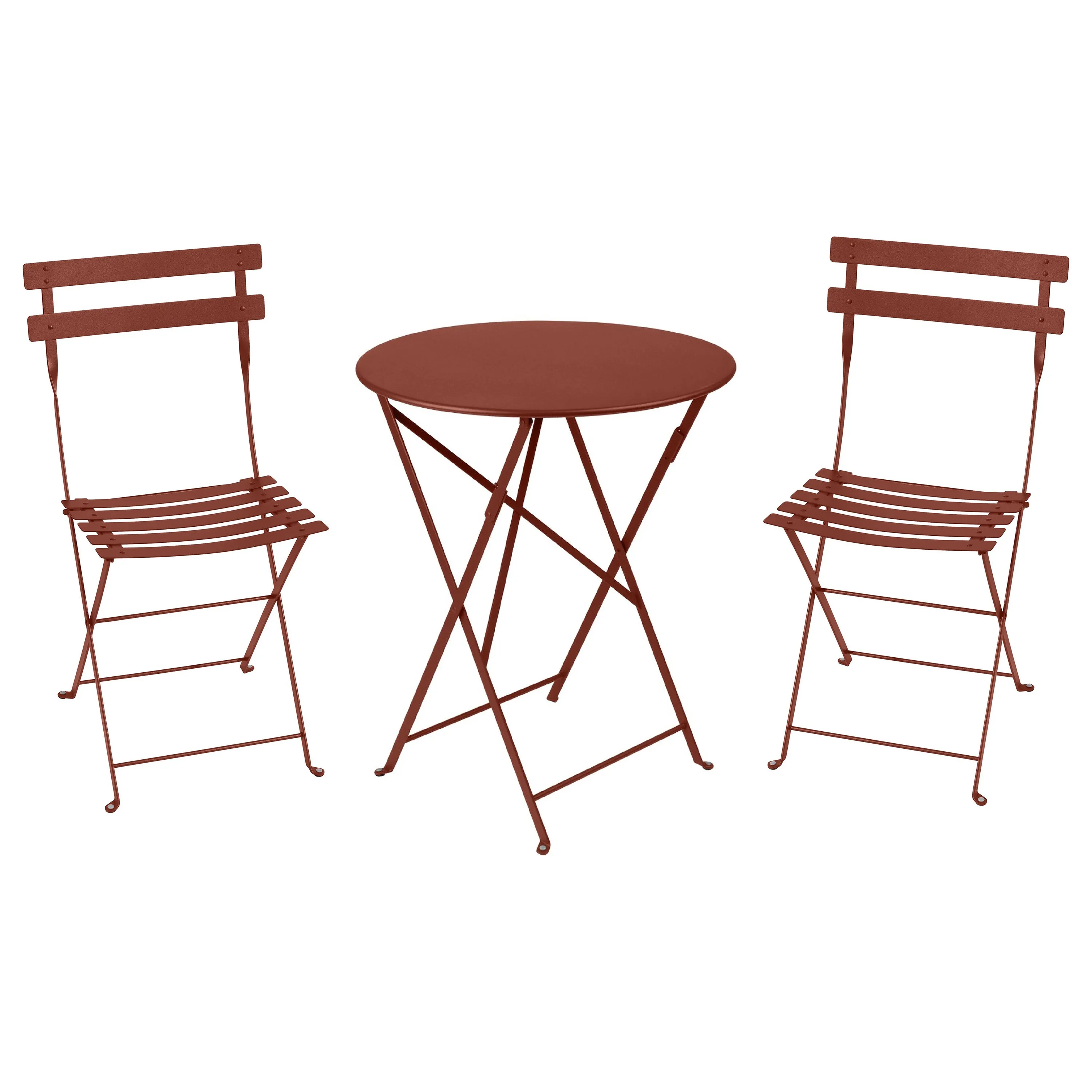 Bistro Chair & Round Folding Table Set