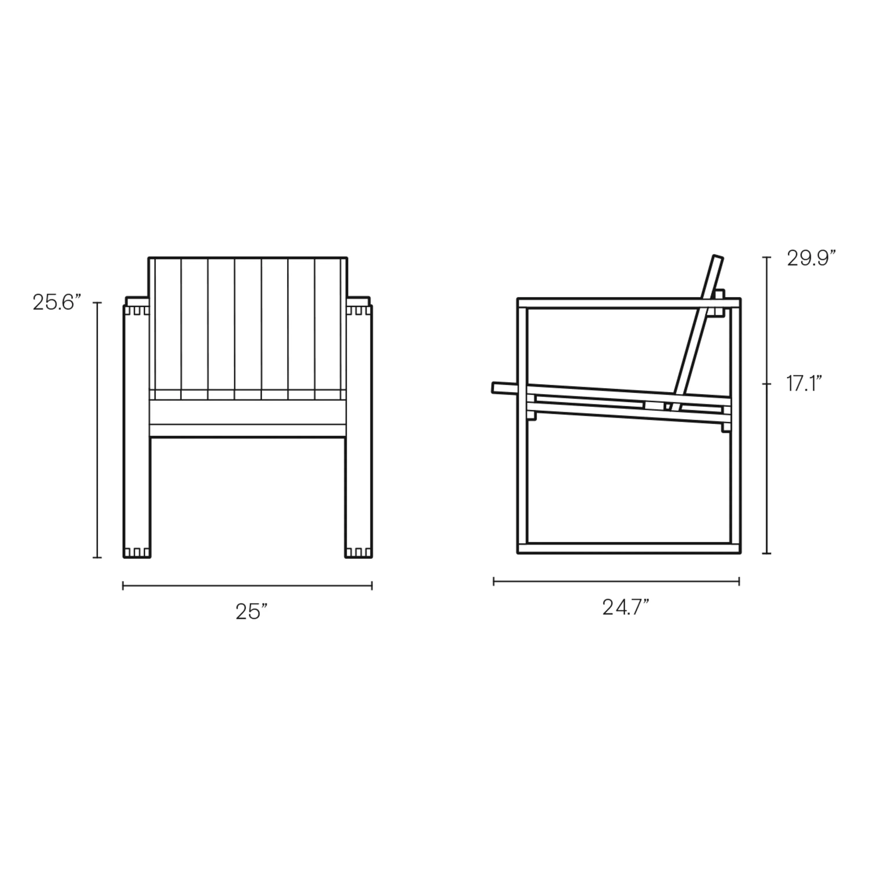 BK Outdoor Dining Chair