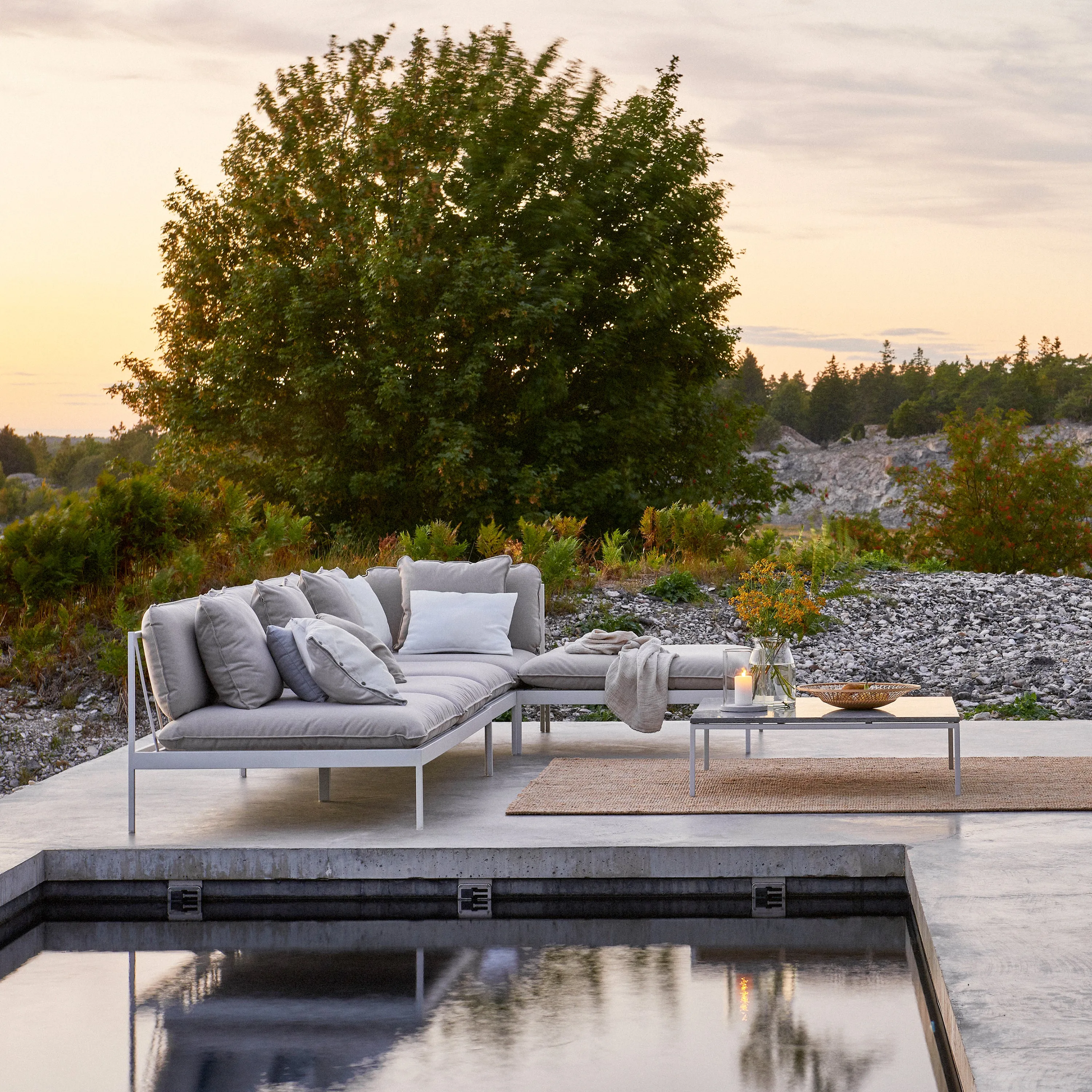 Bonan Lounge End Sofa