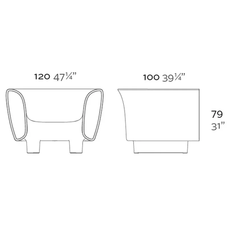 Bum Bum Illuminated Lounge Chair