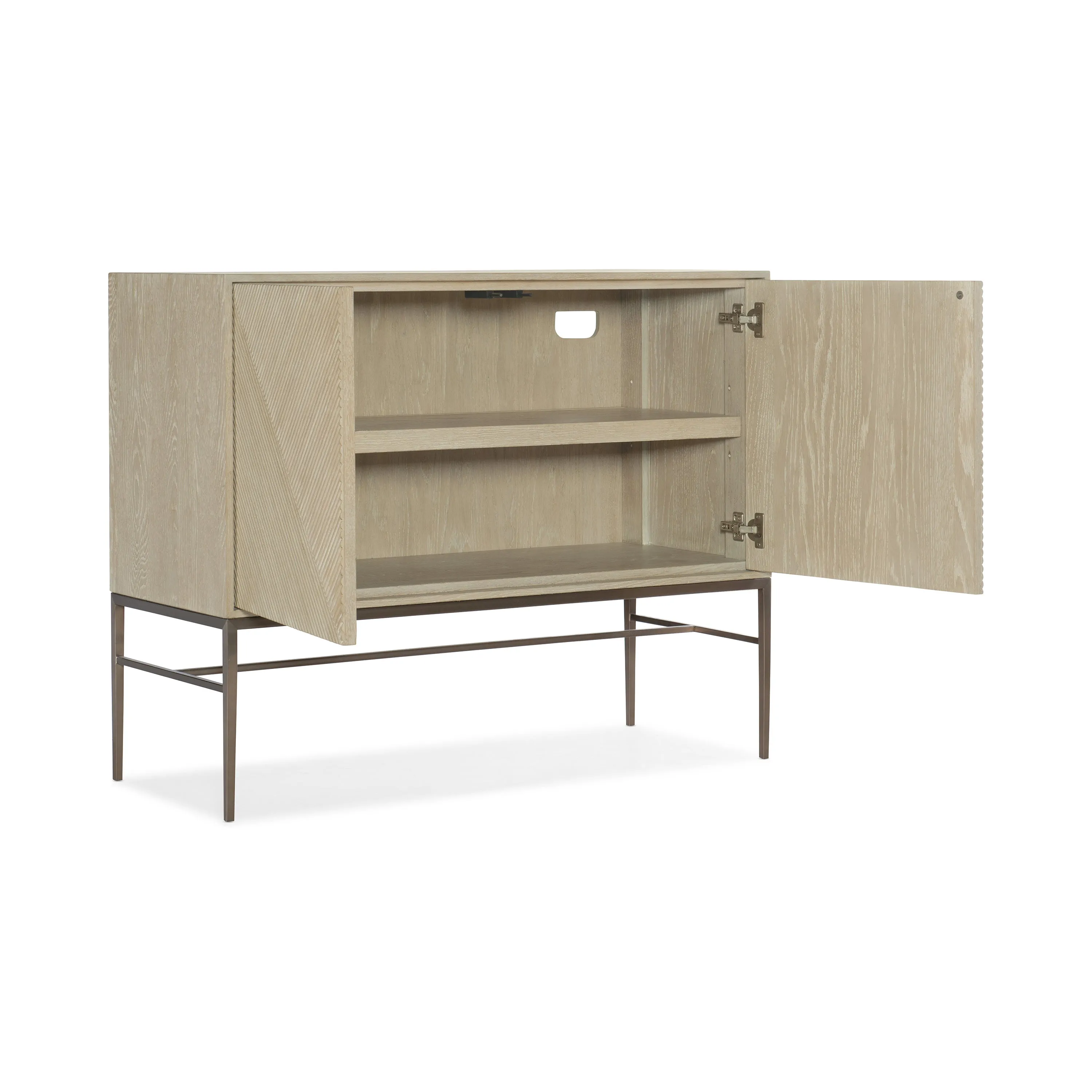 Cascade Credenza with Metal Legs