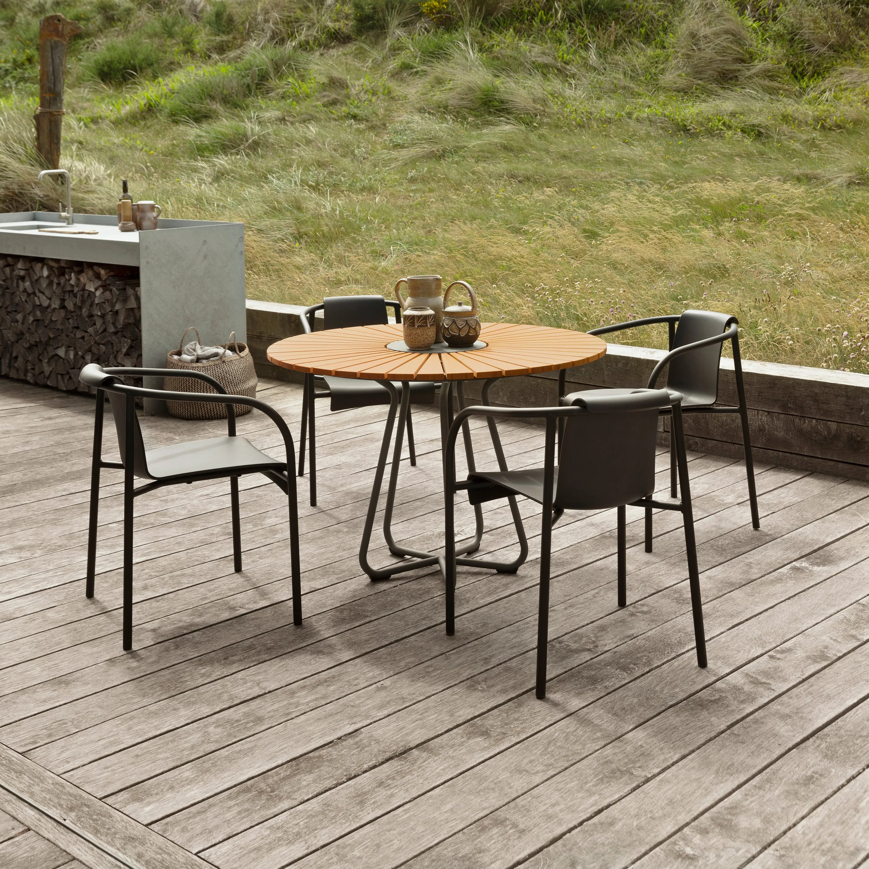 Circle Outdoor Dining Table