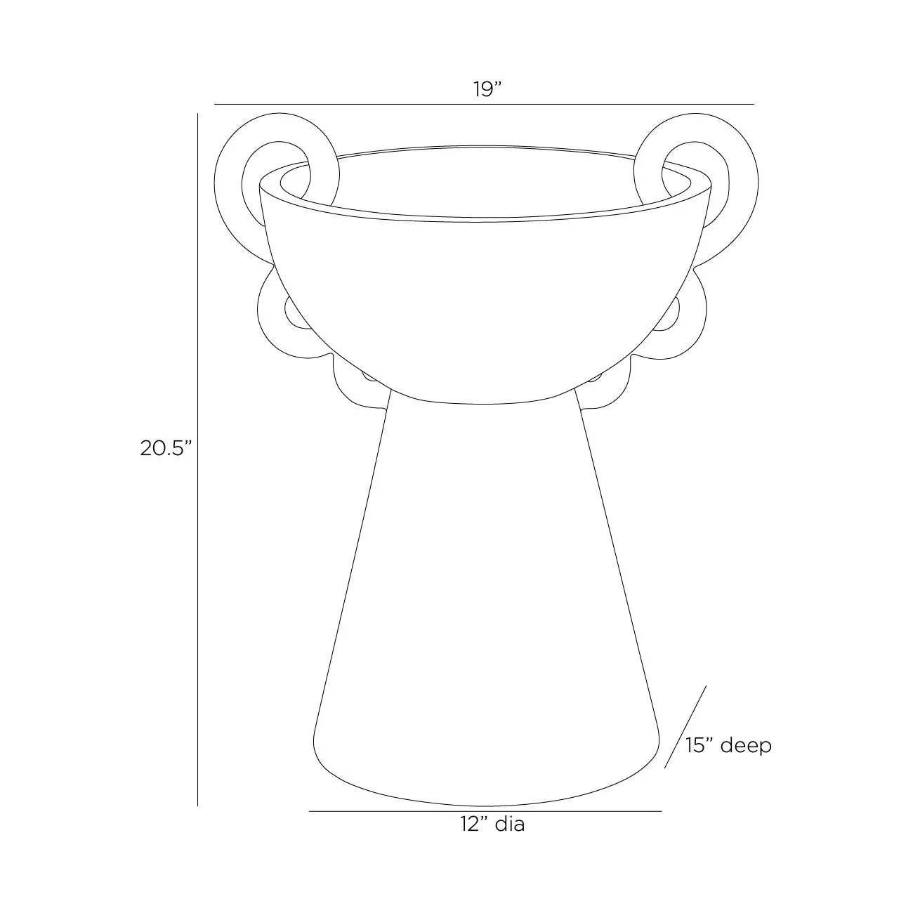 Clarke Outdoor Planter