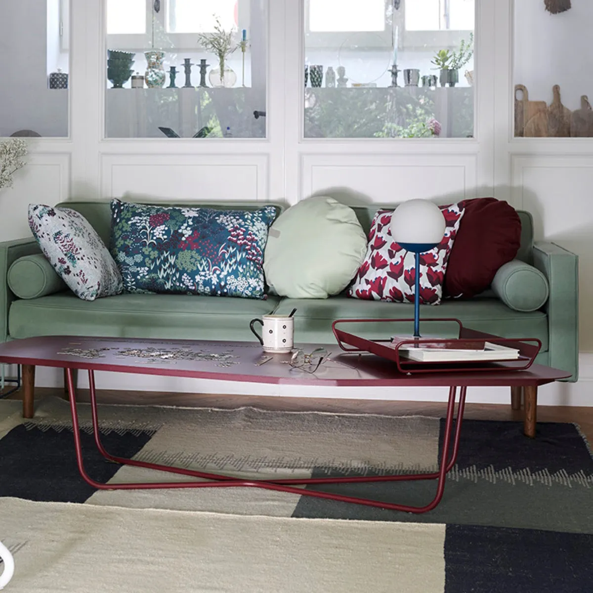 Color Mix Round Outdoor Cushion