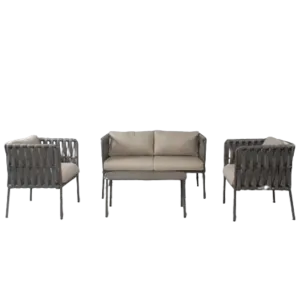 Compton 2 1 1 Outdoor Sofa Set with Coffee Table #CF2168