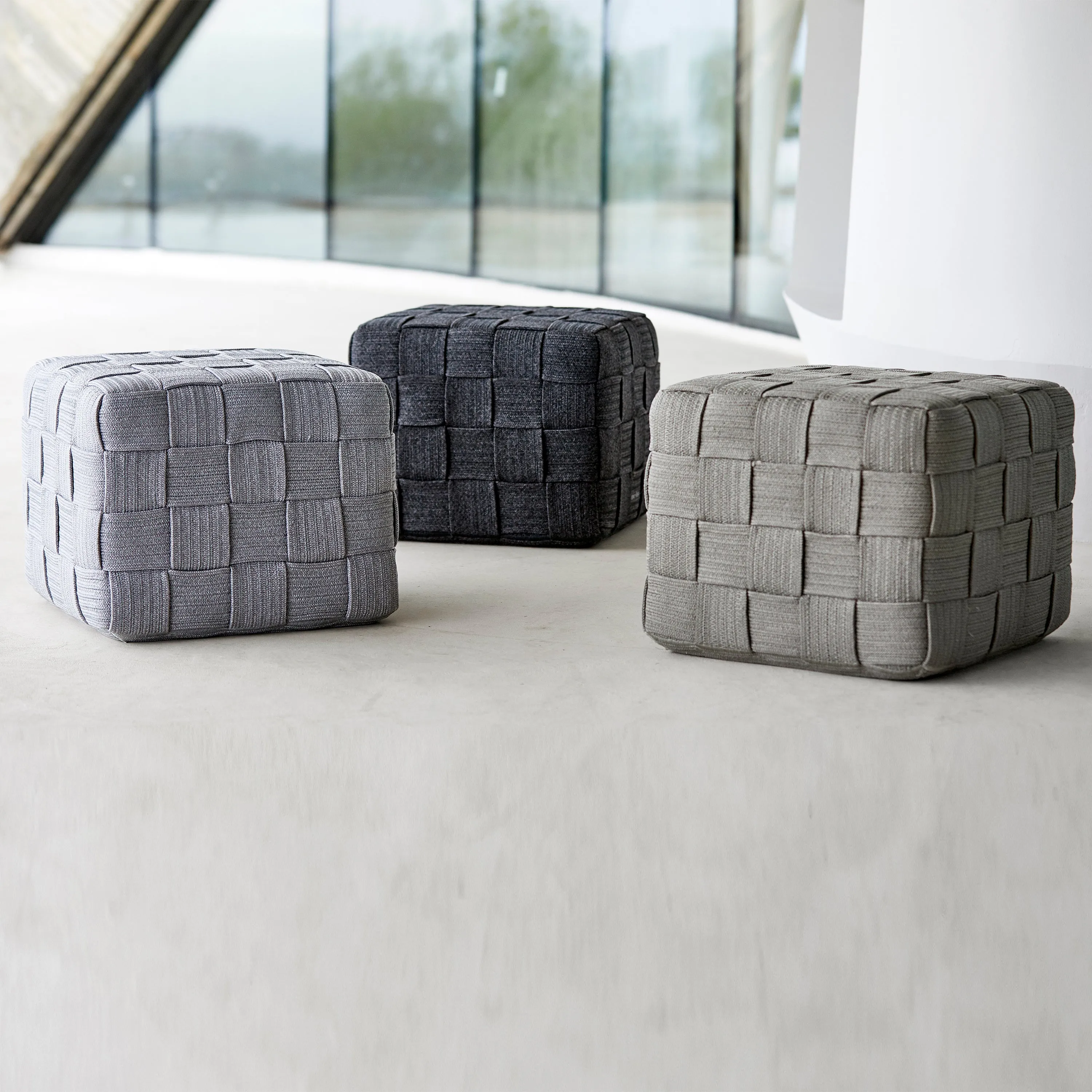 Cube Outdoor Footstool