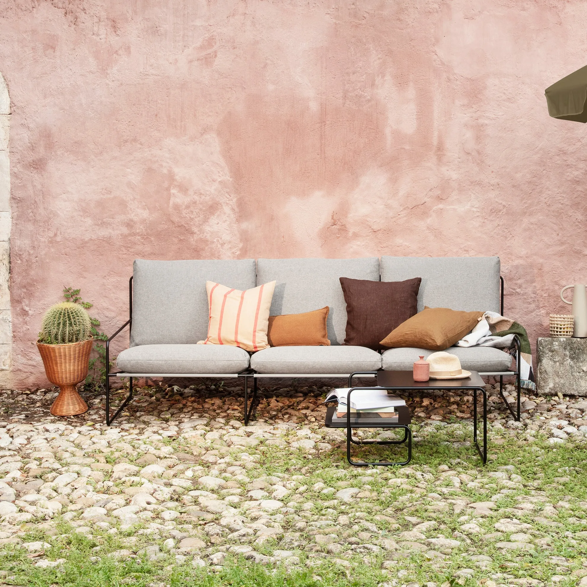 Desert Outdoor 3-Seater Sofa