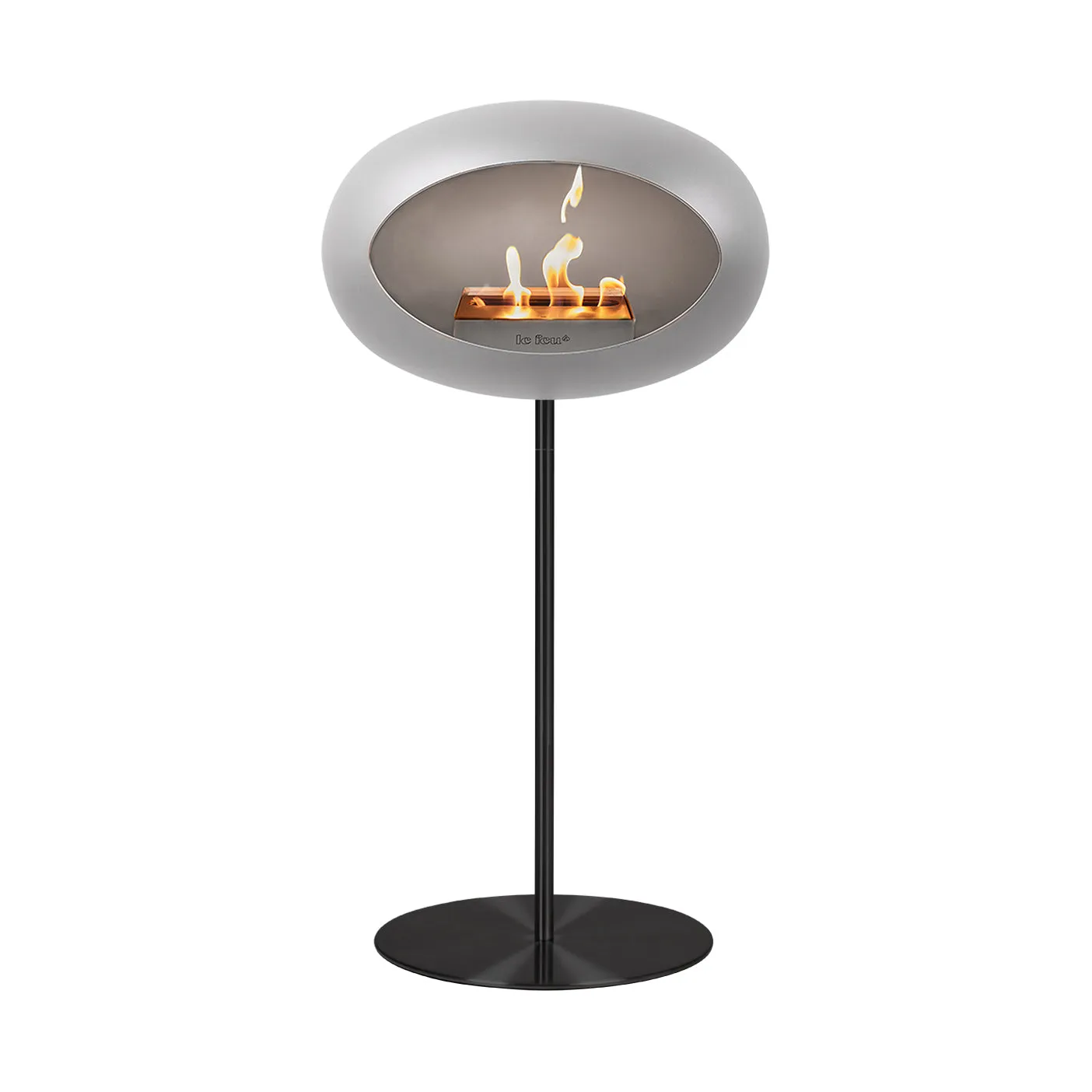 Dome Ground Steel Fireplace