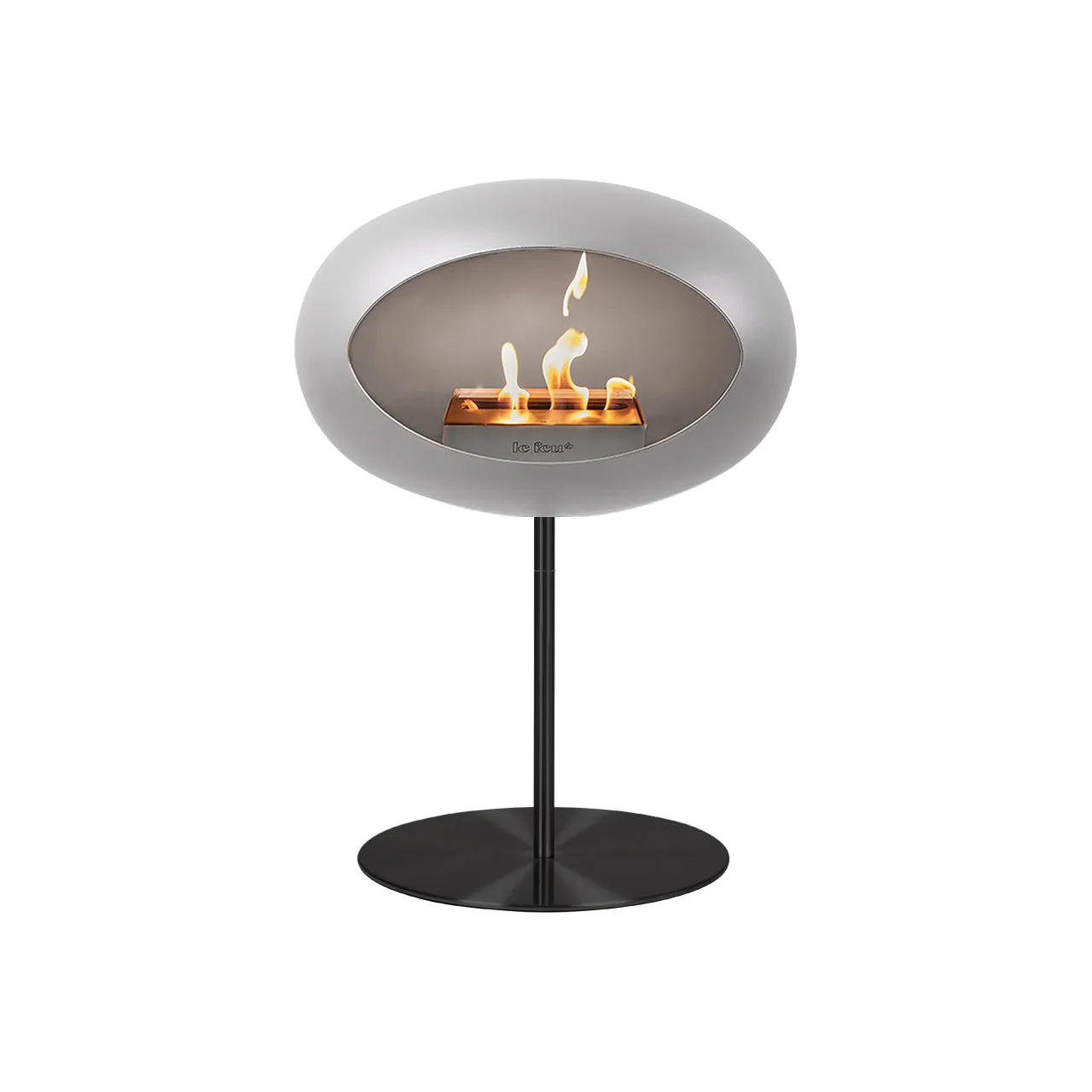 Dome Ground Steel Fireplace