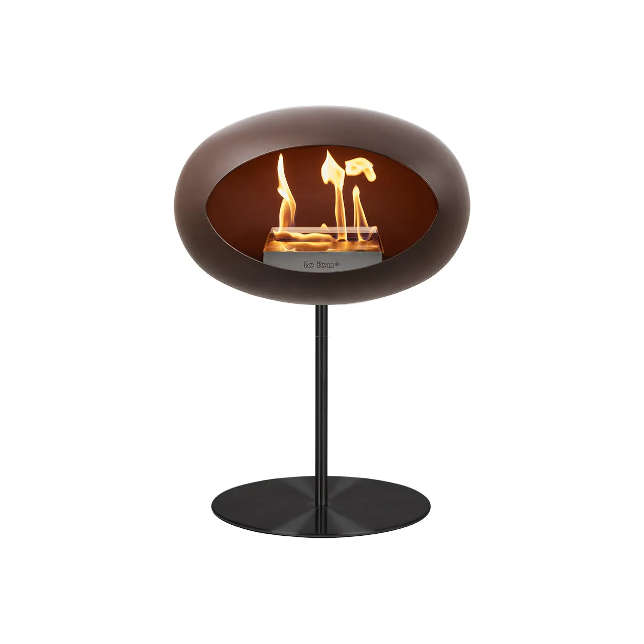 Dome Ground Steel Fireplace