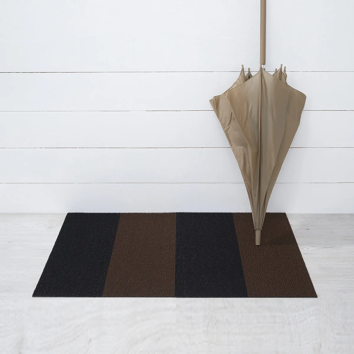 Duo Stripe Shag Mat