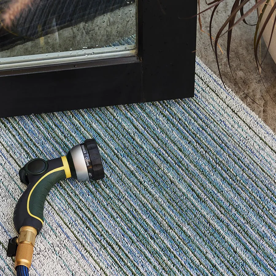Fade Stripe Indoor/Outdoor Shag Floormat