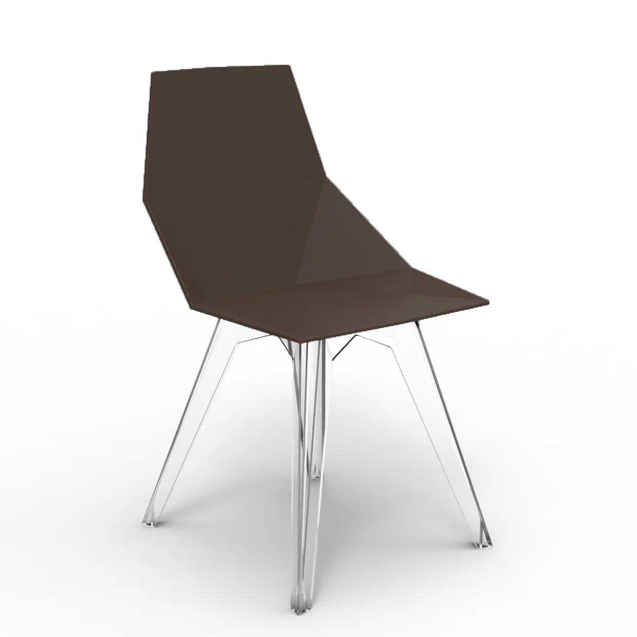 Faz Chair Clear Polycarbonate Legs (Set of 4)