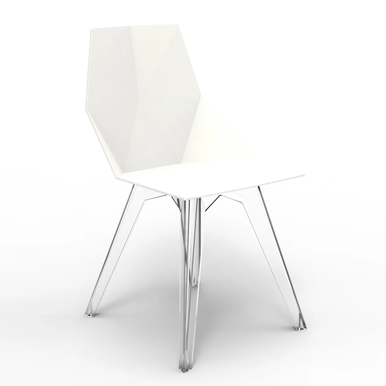 Faz Chair Clear Polycarbonate Legs (Set of 4)