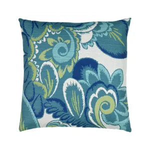 Floral Wave Outdoor Pillow