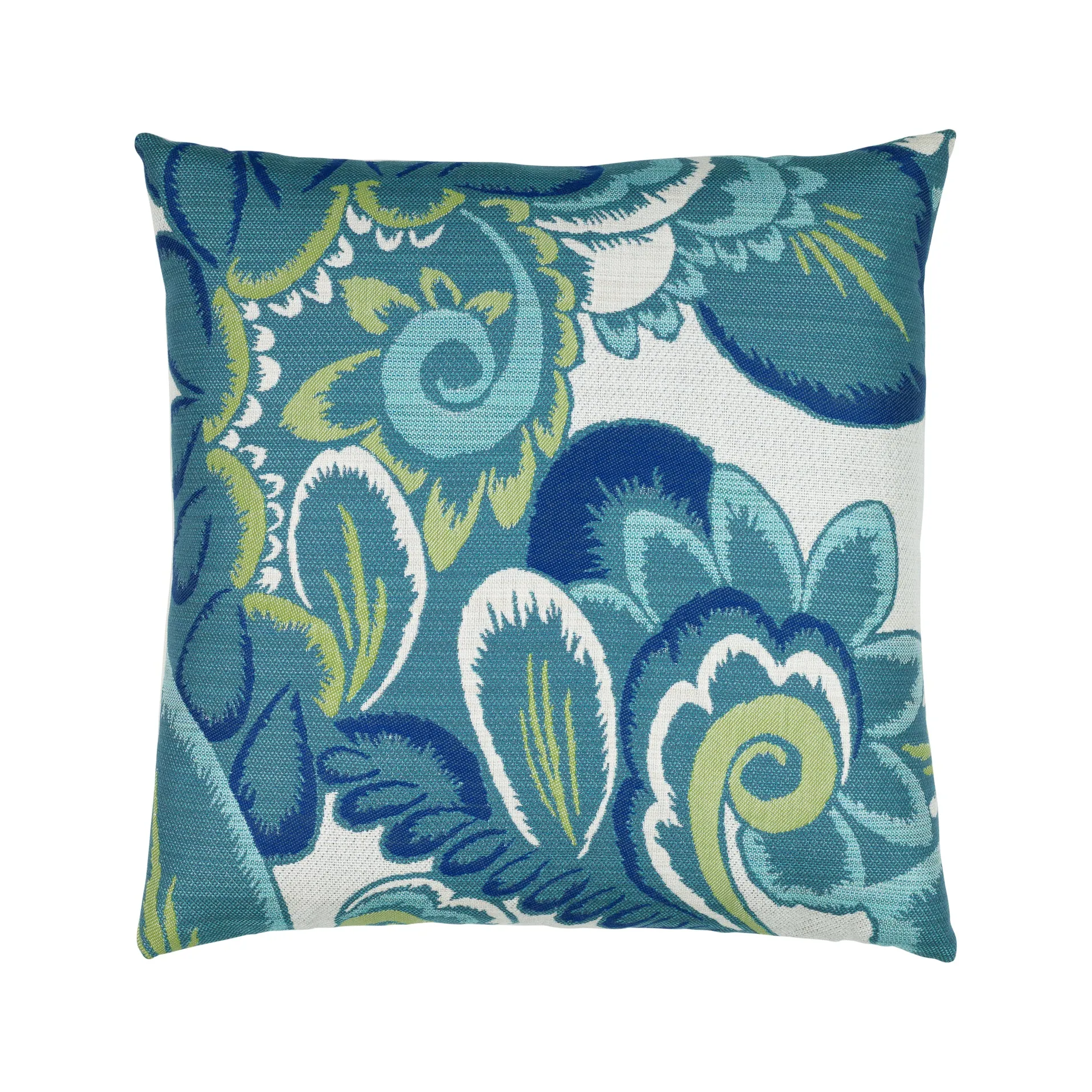 Floral Wave Outdoor Pillow