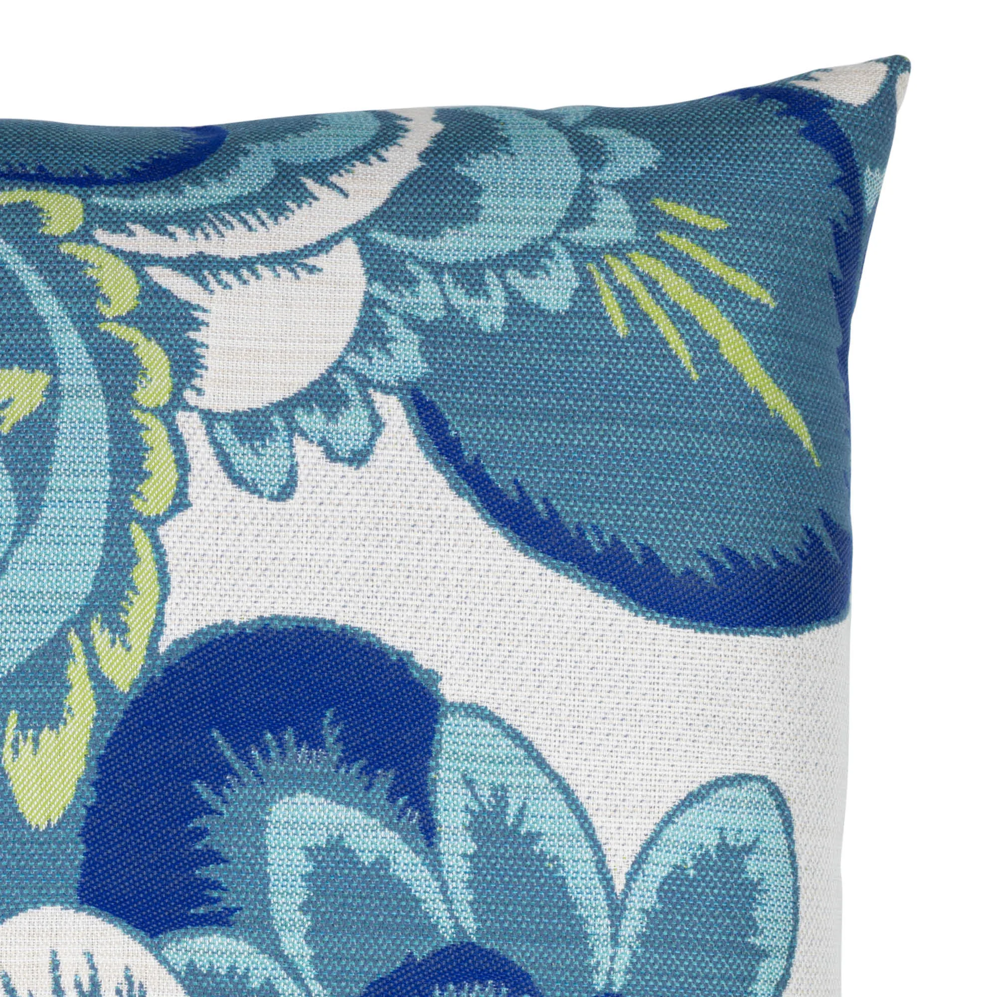 Floral Wave Outdoor Pillow