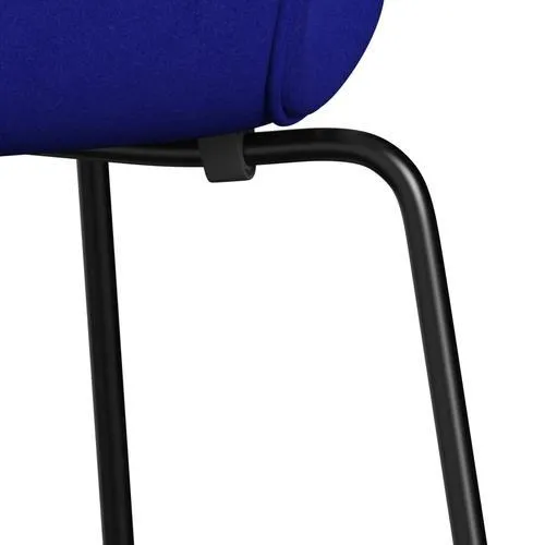 Fritz Hansen Series 7™ Chair Full Upholstery, Black/Divina Coral Blue
