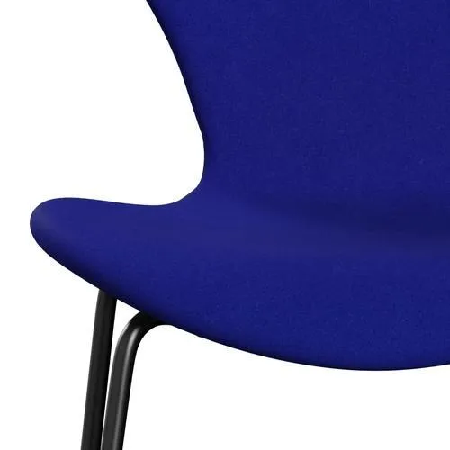 Fritz Hansen Series 7™ Chair Full Upholstery, Black/Divina Coral Blue
